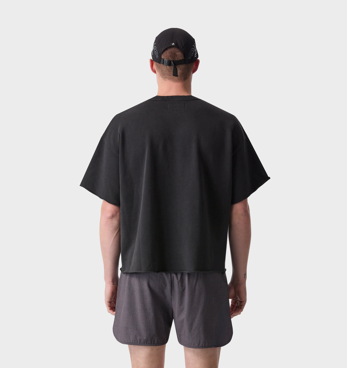 Nightmare Fleece Tee - Faded Black