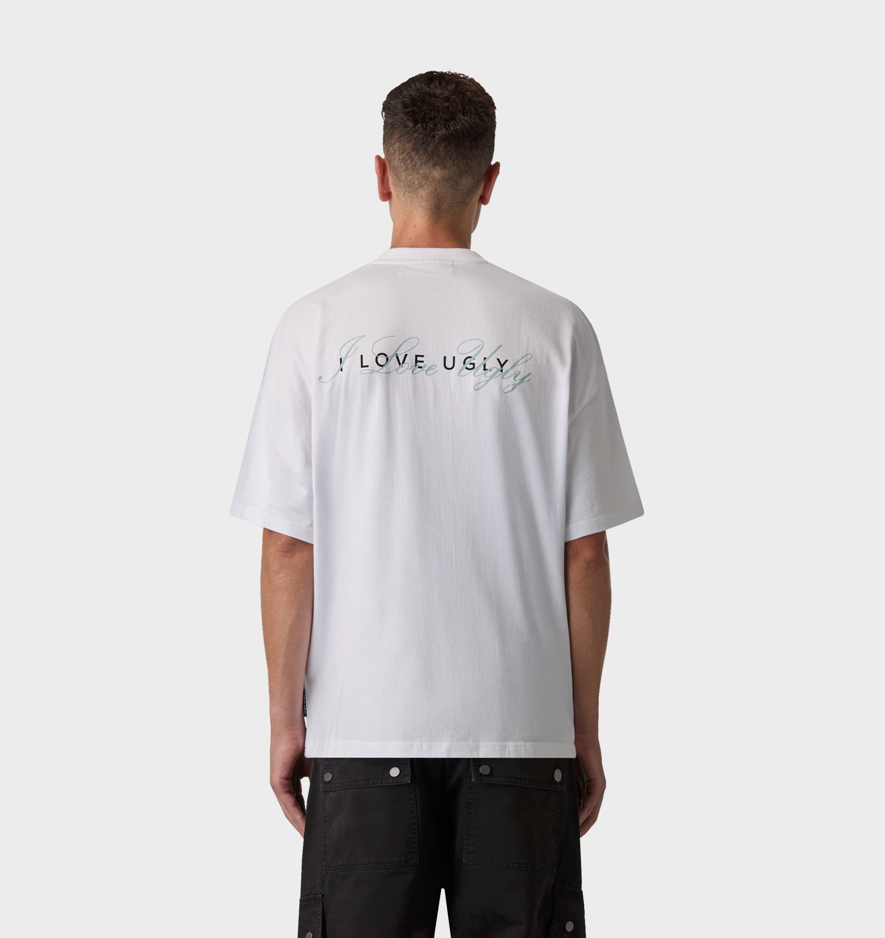Cursive Box Tee 2.0 - White