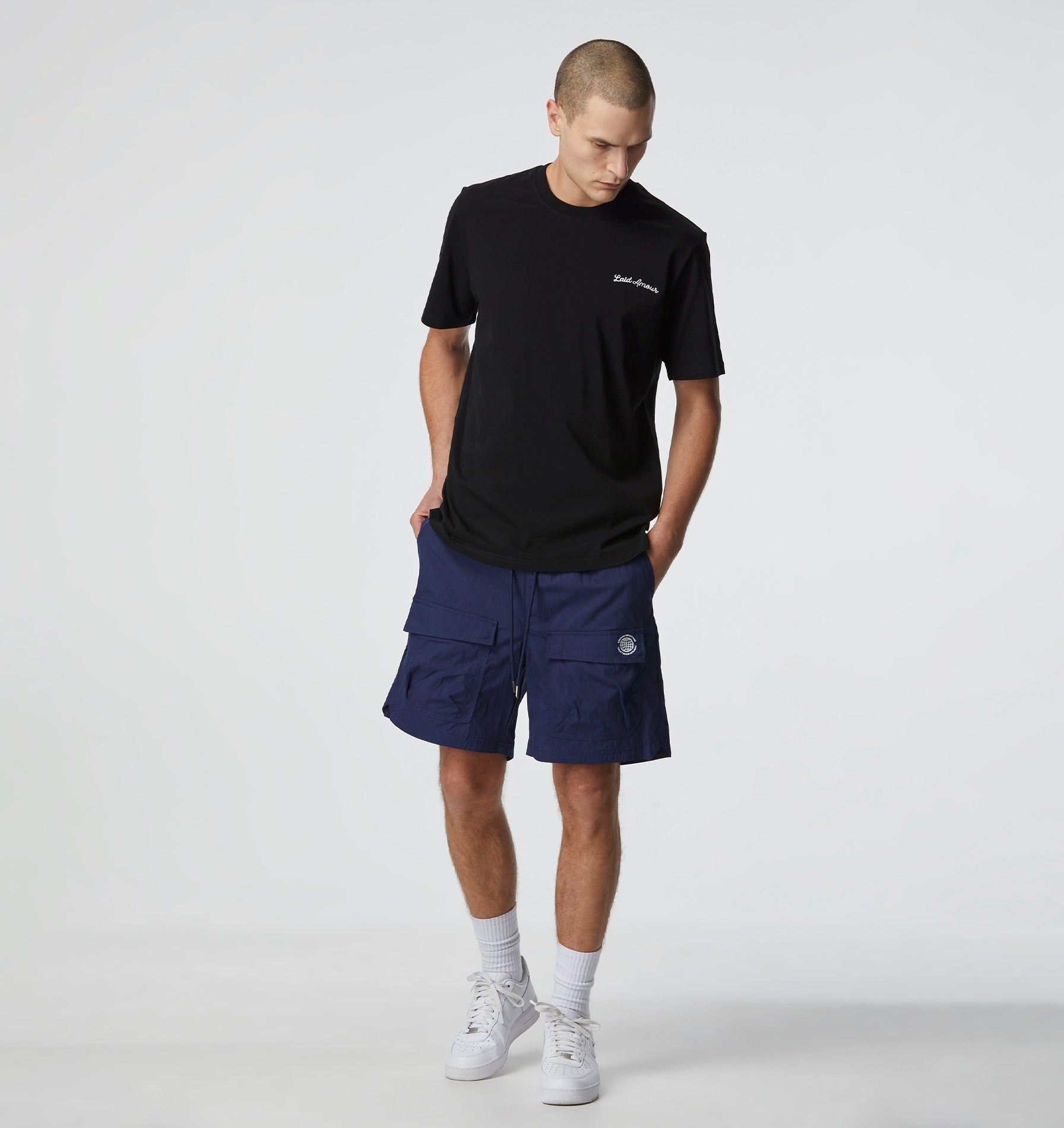Elliot Nylon Short - Indigo