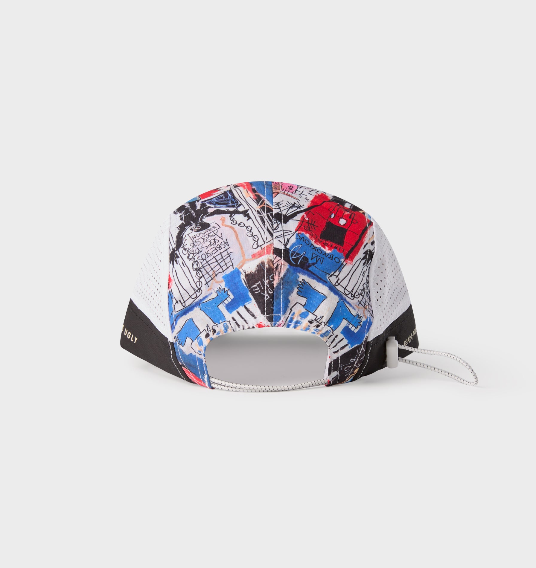 Basquiat Obnoxious Active 5 Panel Cap - Blue / Red