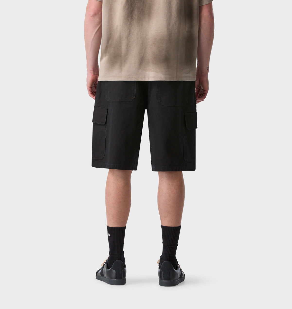 Canvas Cargo Short - Vintage Black
