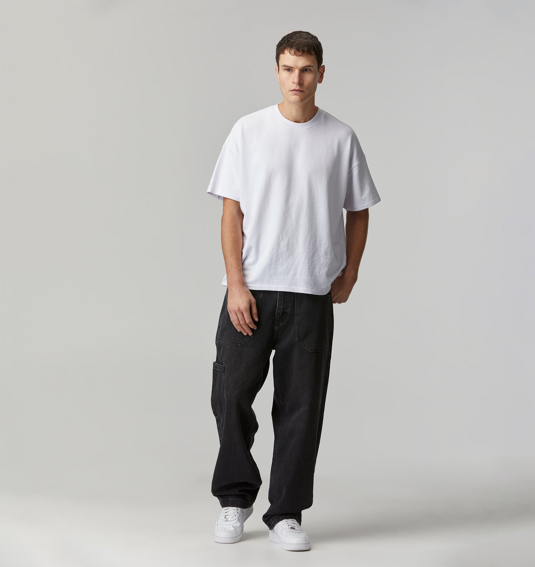 Manny Workers Denim - Washed Black