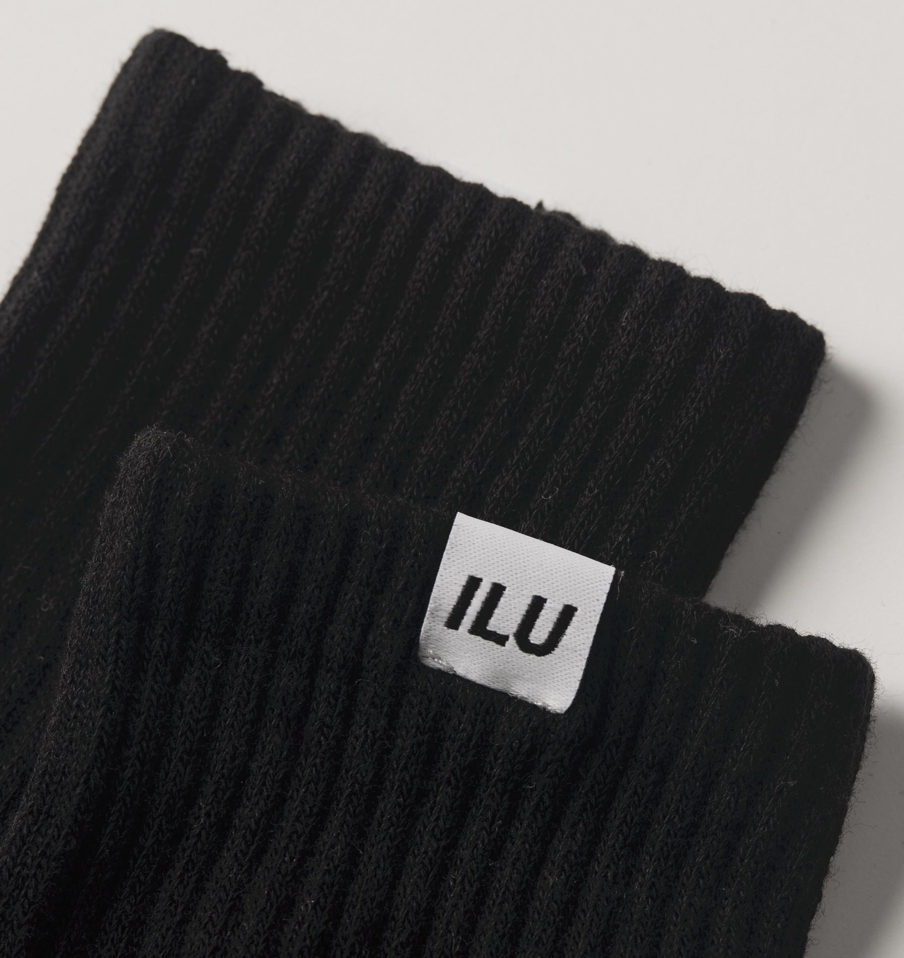 Panelled Sock - Black/White