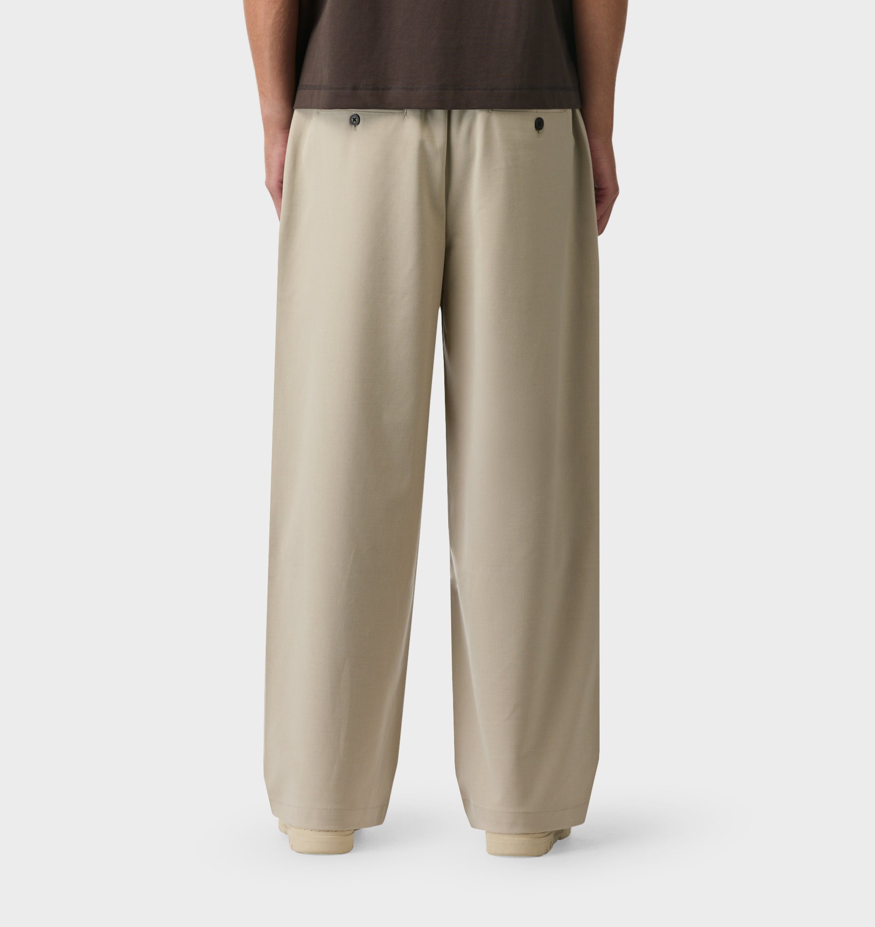 Albert Pleated Pant - Stone