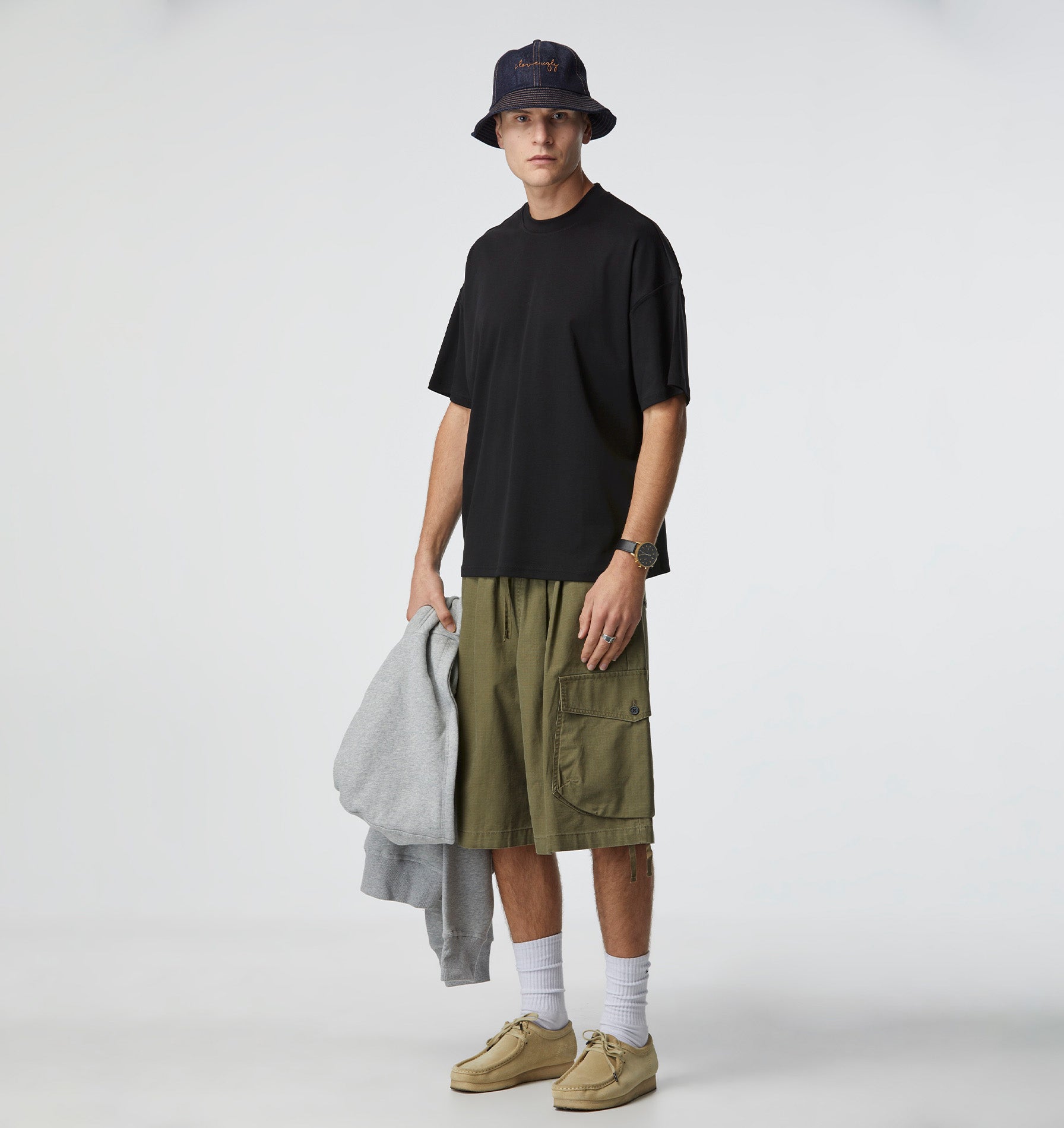 Interlock Lewi Crop Tee - Black