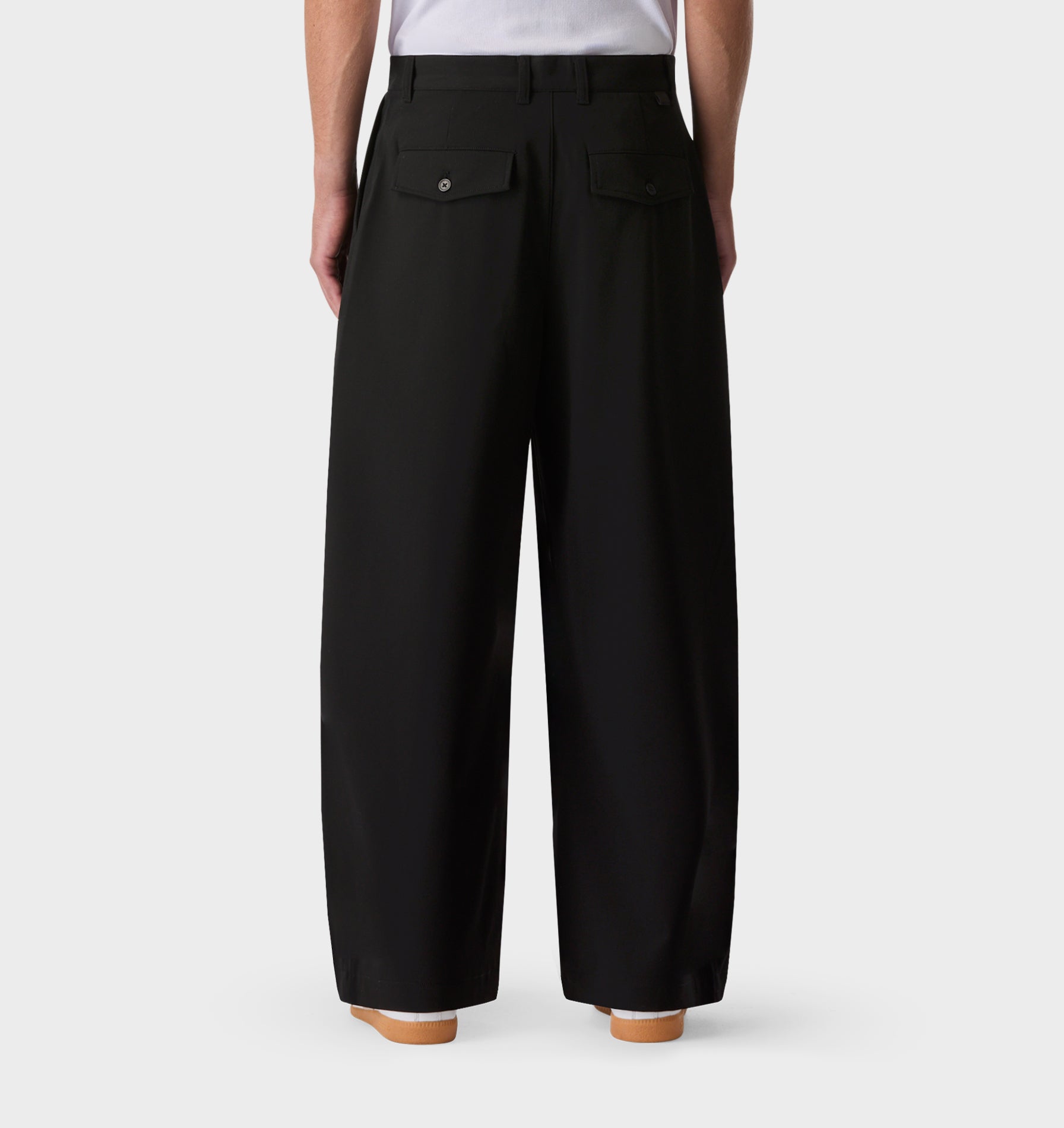 Vermont Pleat Pant - Black
