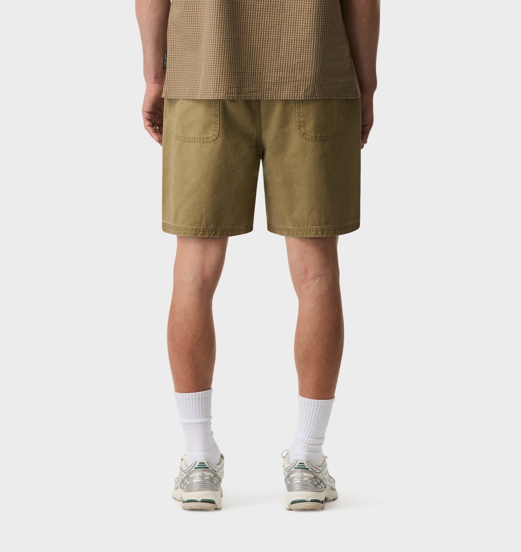 Michael Pleat Short - Khaki
