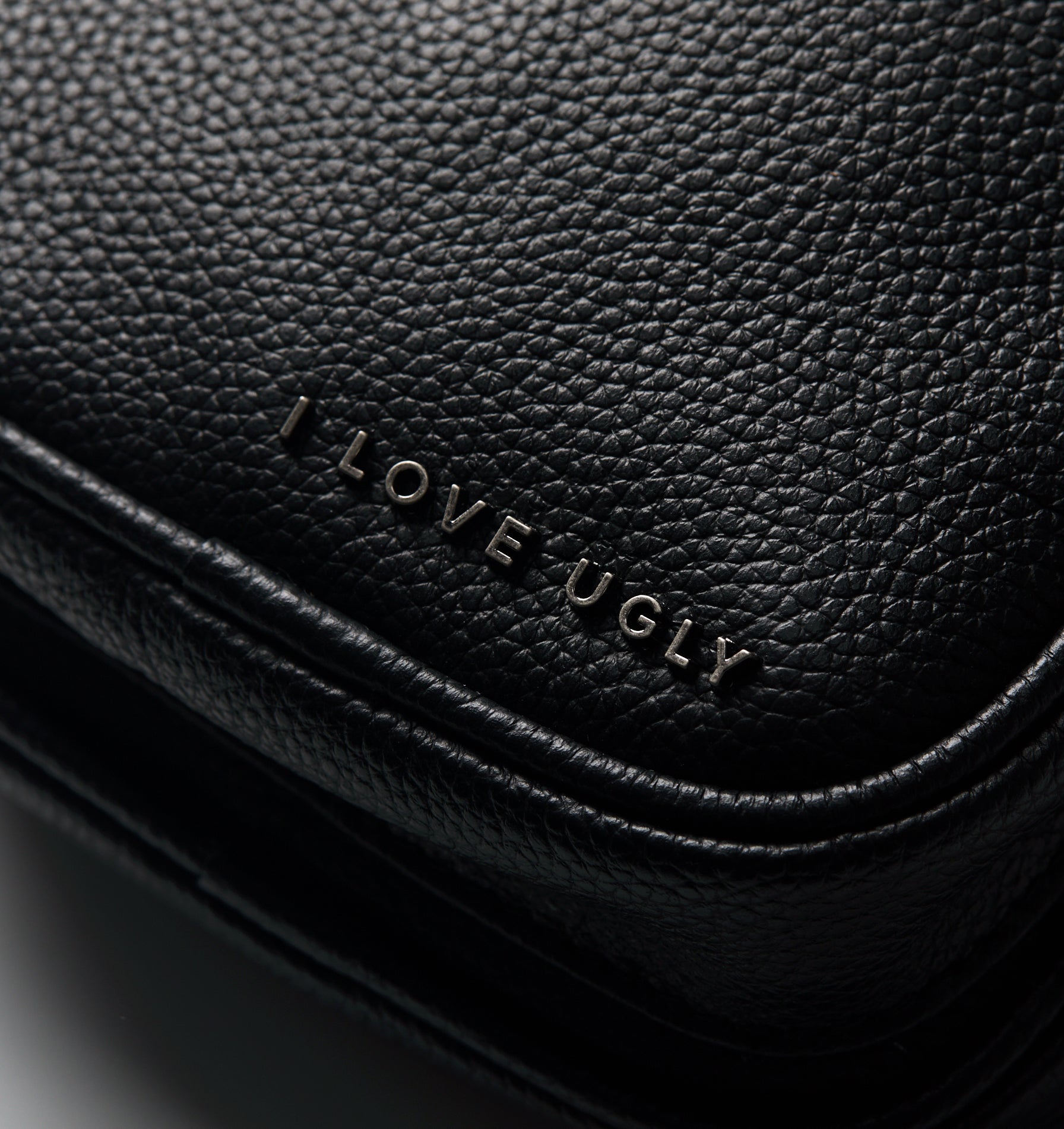 Aziel Leather Sling Bag - Black