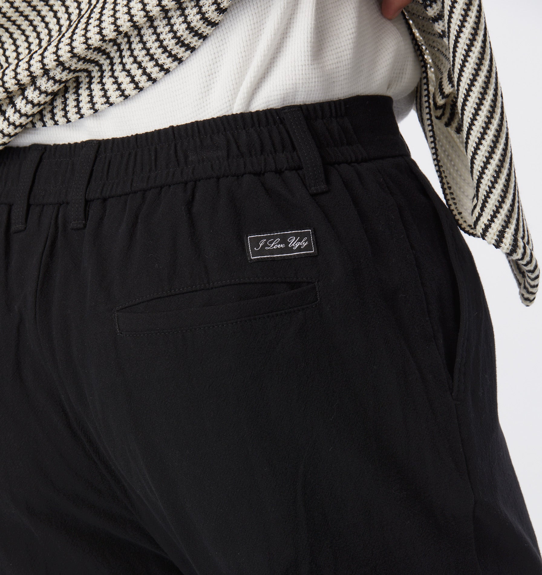 Linen Devin Pant - Black