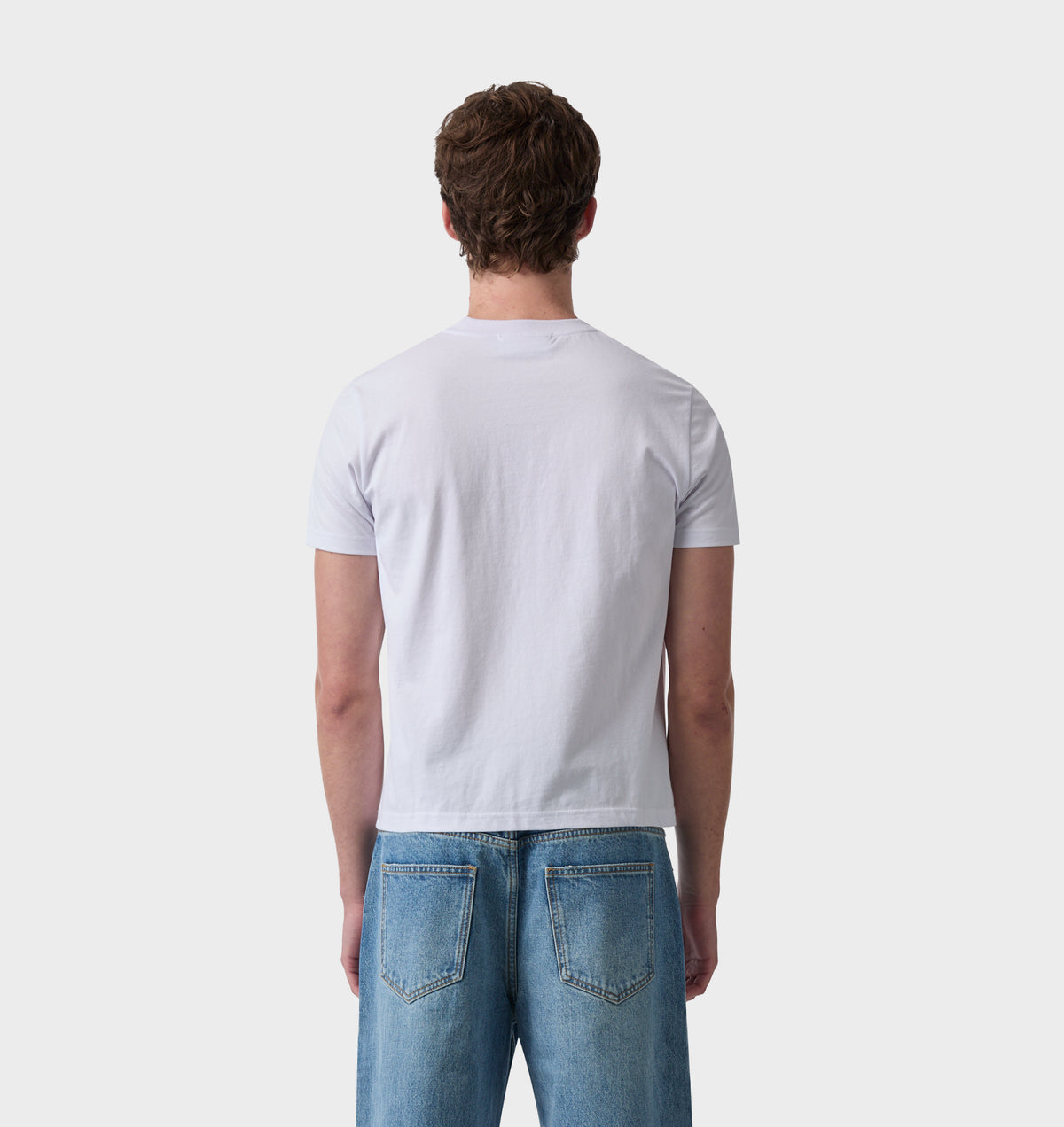 Henley Muscle Tee - White
