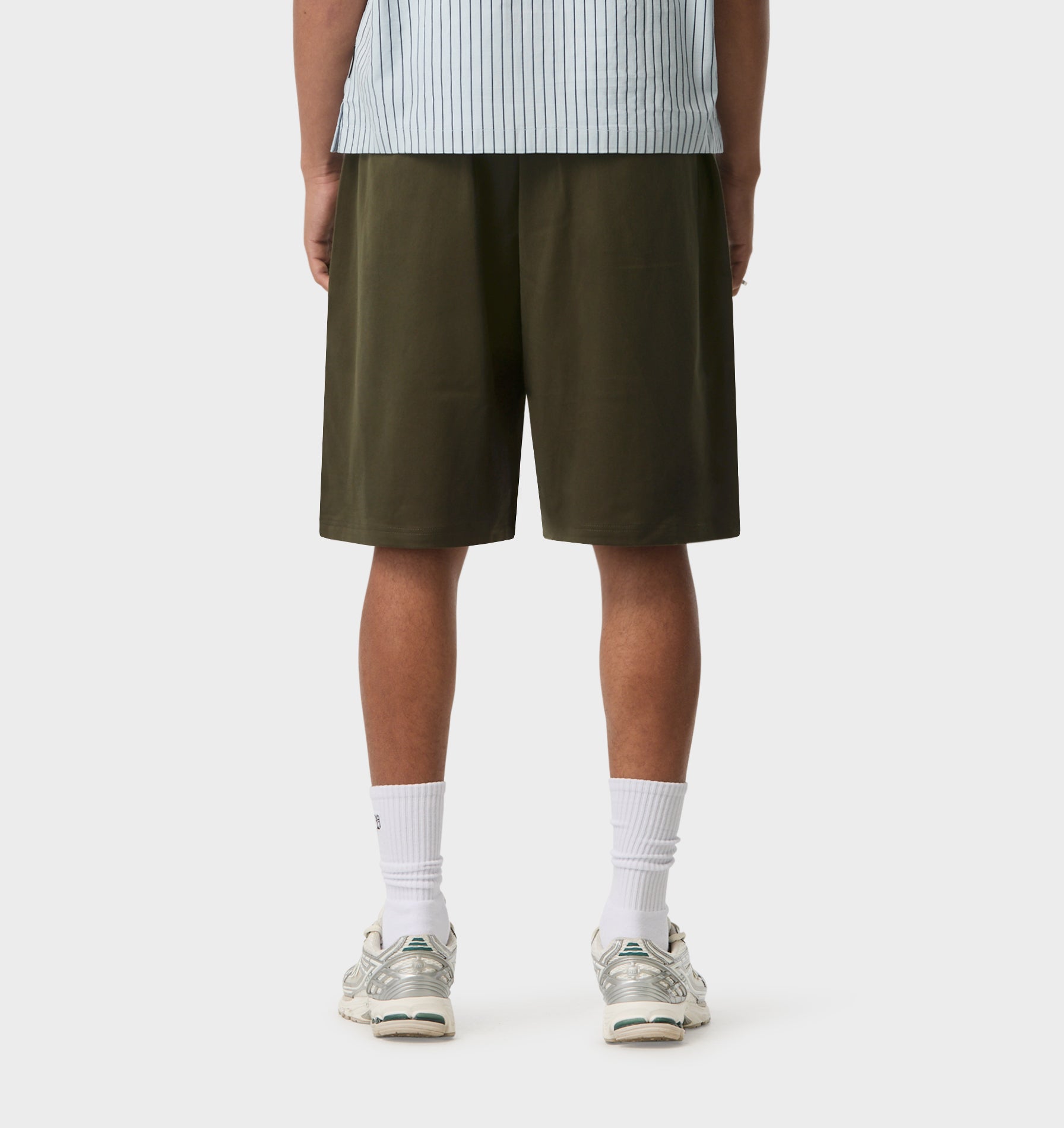 Alby Pleated Short - Army Green