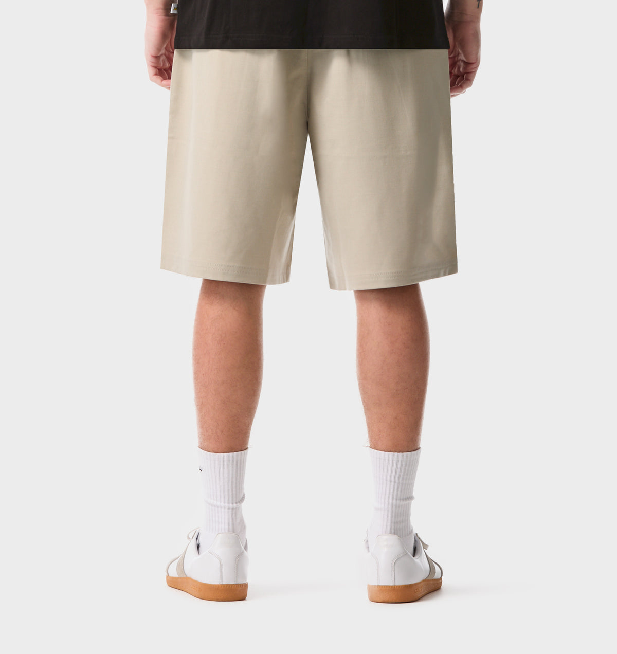 Basquiat Scribble Alby Pleat Short - Stone