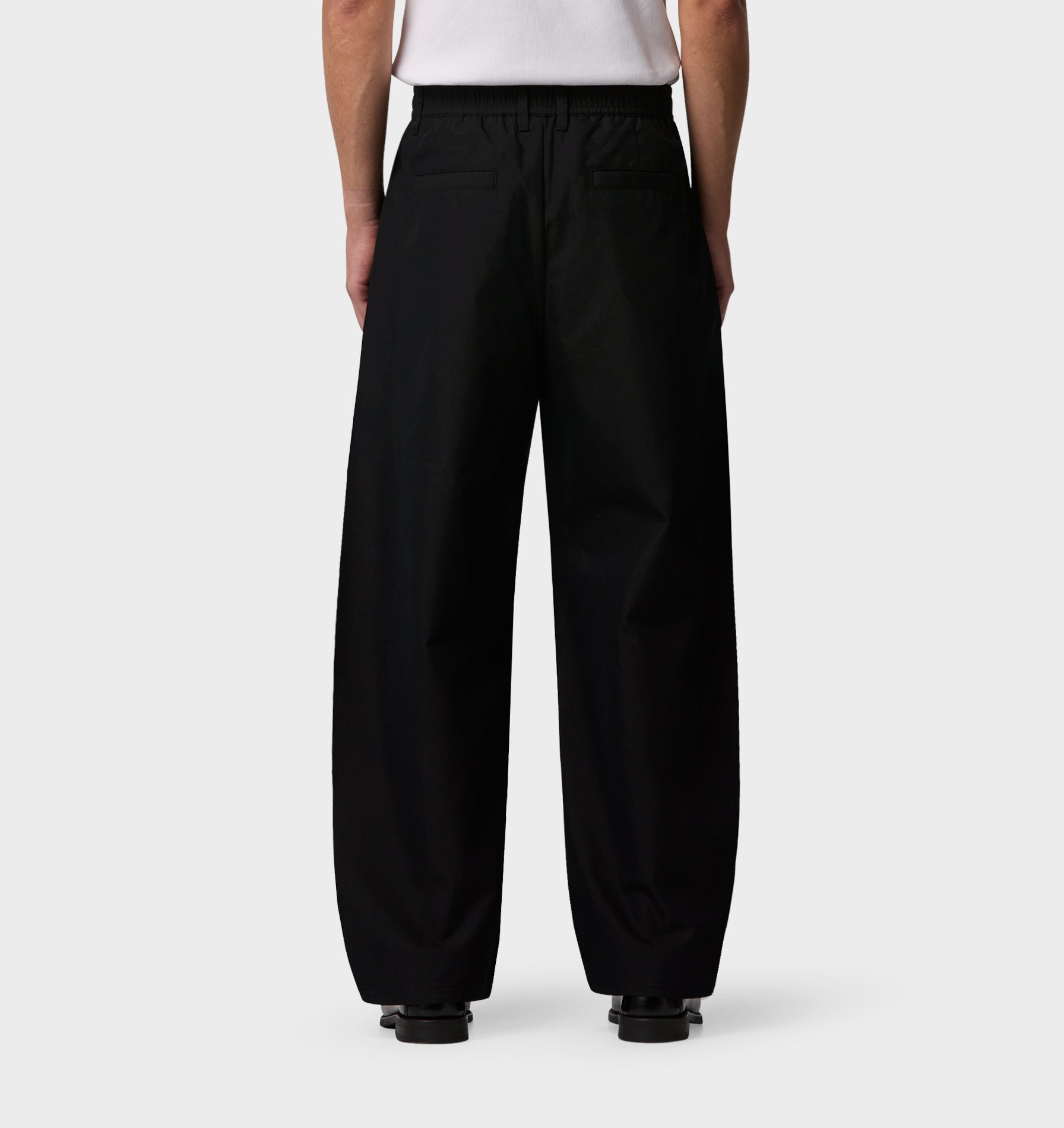 Balloon Pleat Pant - Black