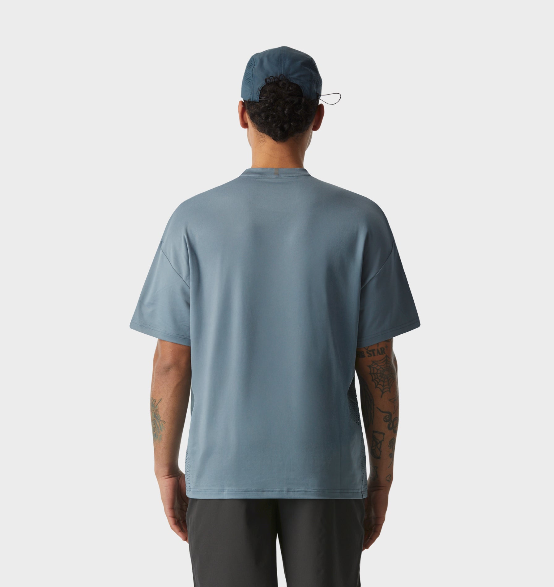 Active Box Tee - Fog Blue