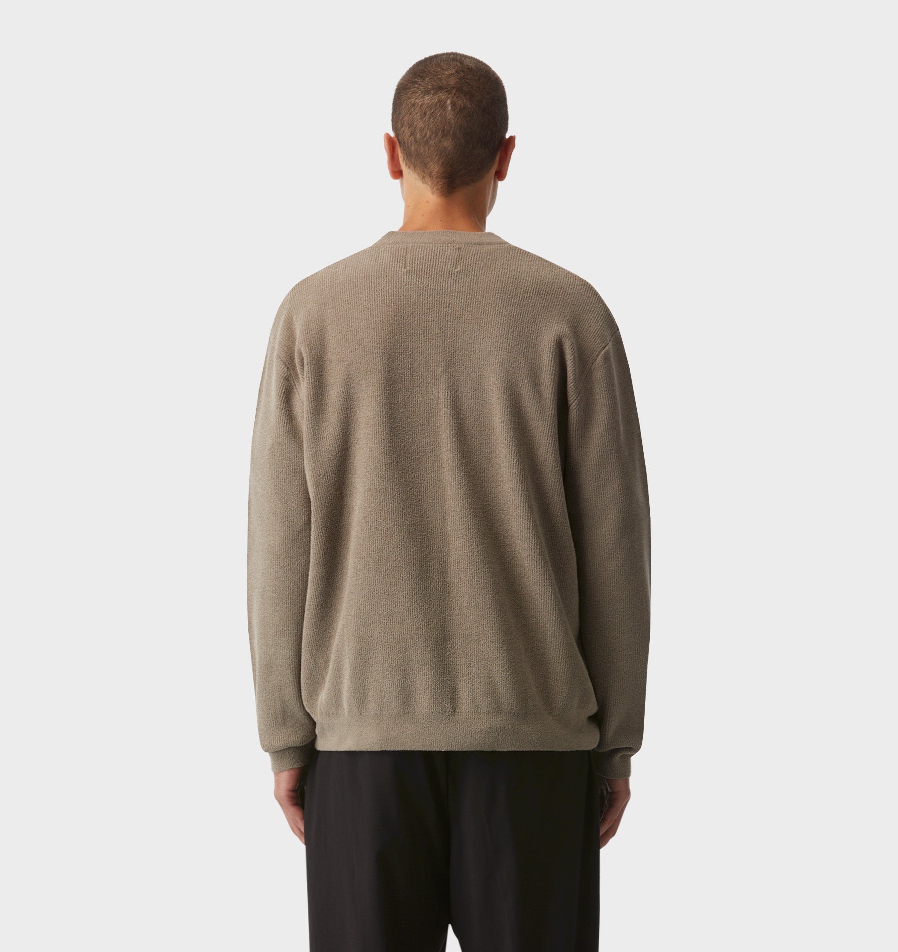 Midweight Knit Crew - Taupe
