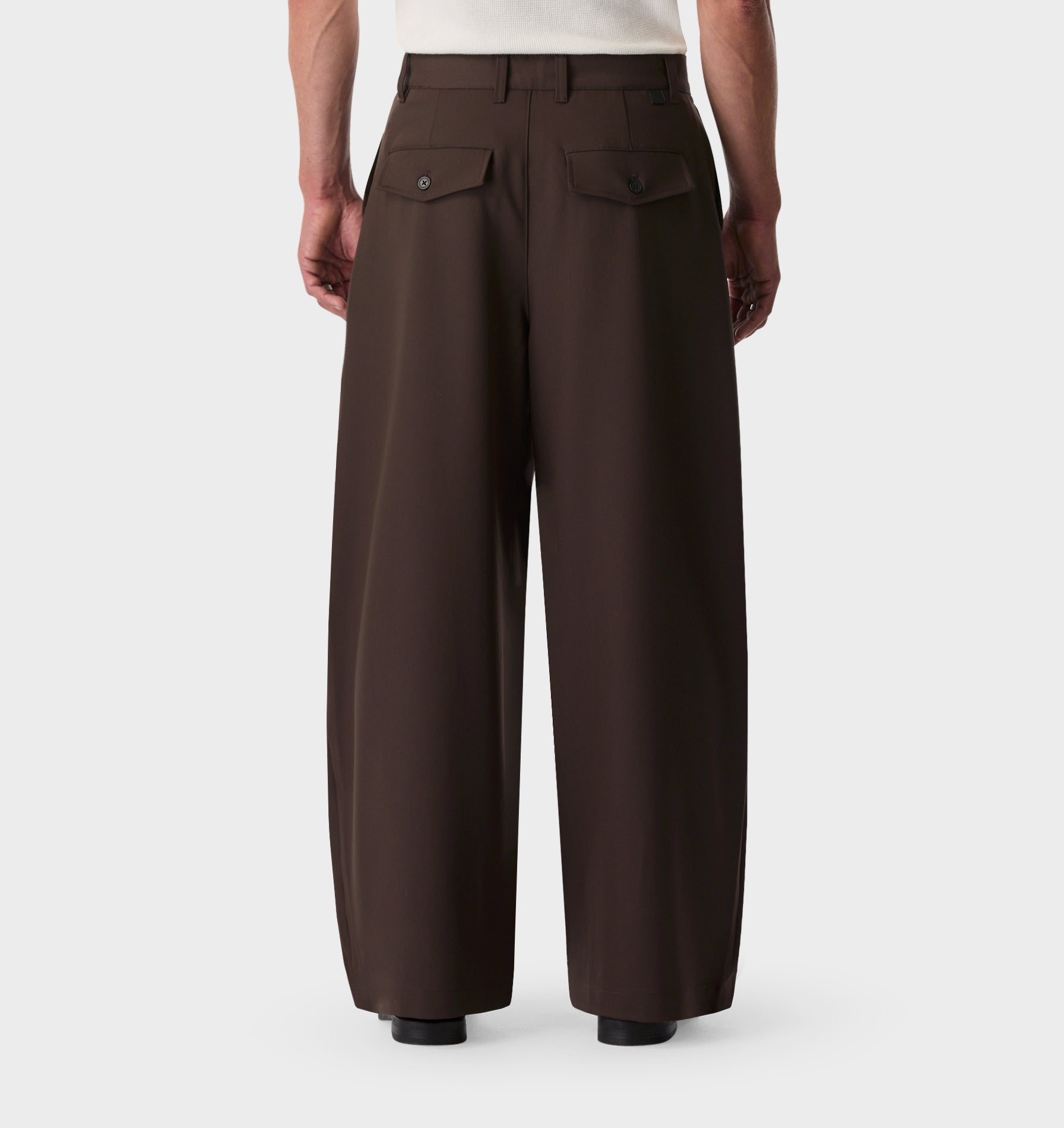 Vermont Pleat Pant - Brown