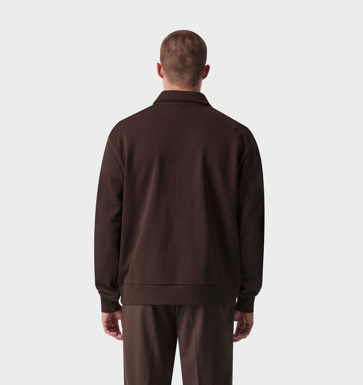 1/2 Zip Pullover - Coffee Bean