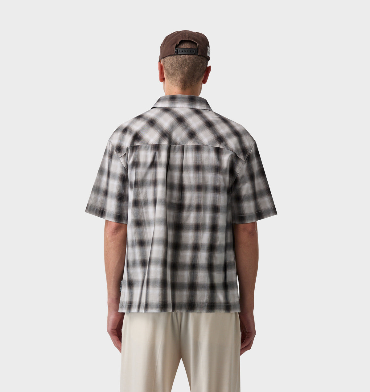 Arlo SS Shirt - Black/White Check