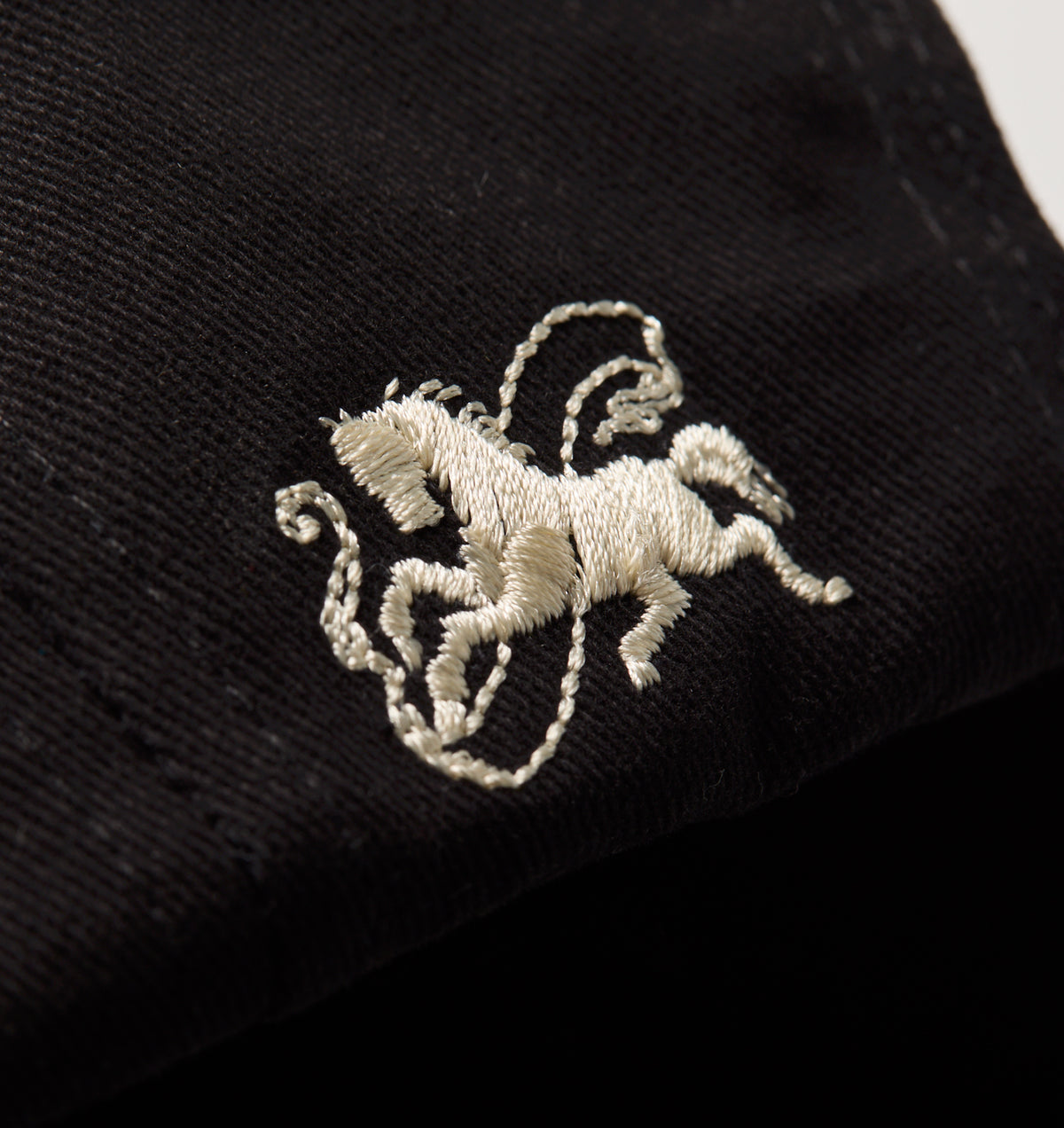 Lennox Monogram Cap - Black