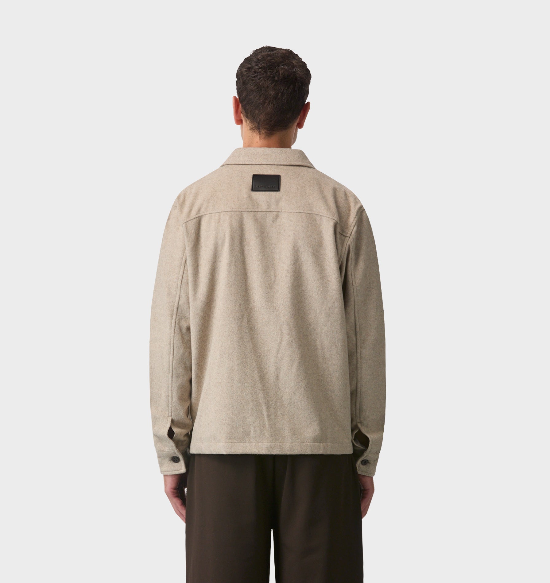 Wool Overshirt - Oatmeal