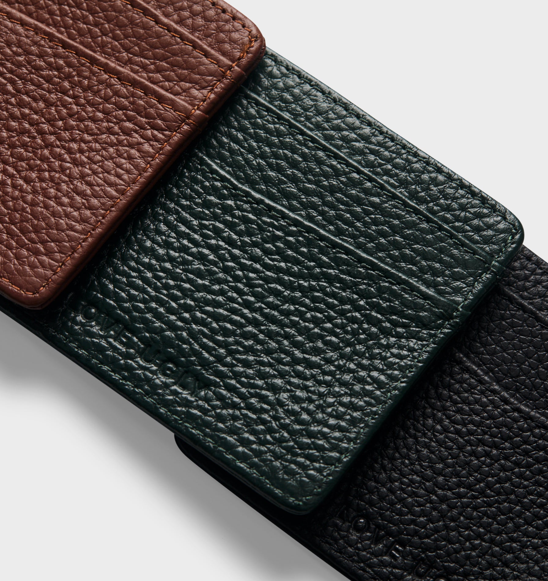 Kingsley Leather Card holder - Green