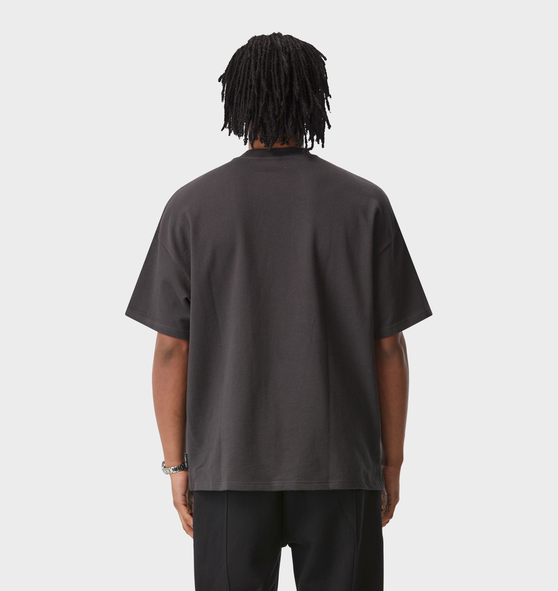Heavy Box Tee - Charcoal