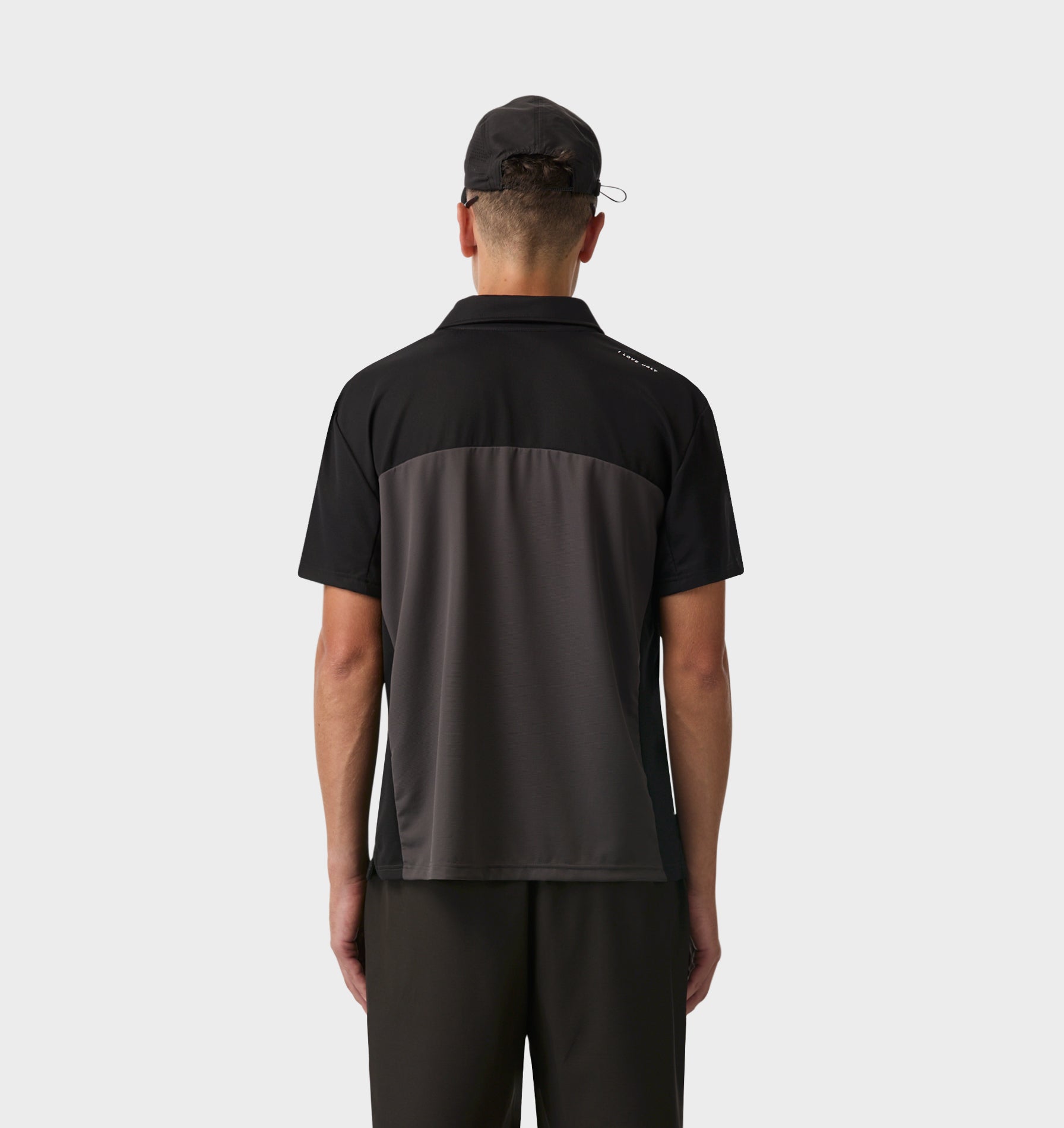 Active SS Polo Shirt - Black / Charcoal