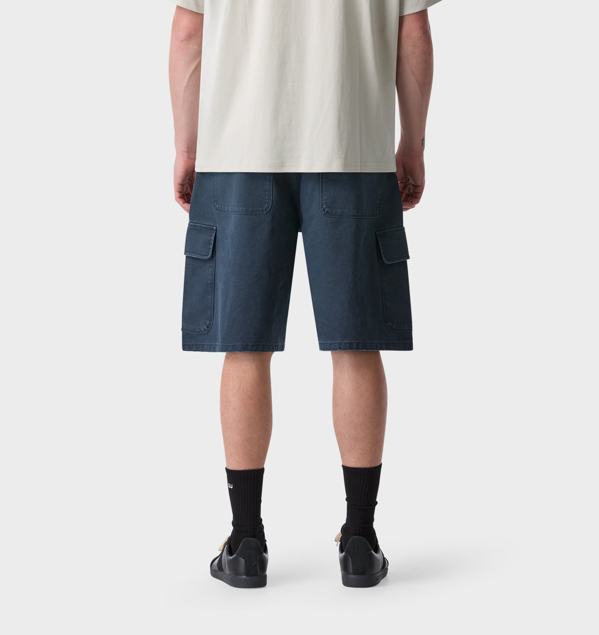 Canvas Cargo Short - Indigo