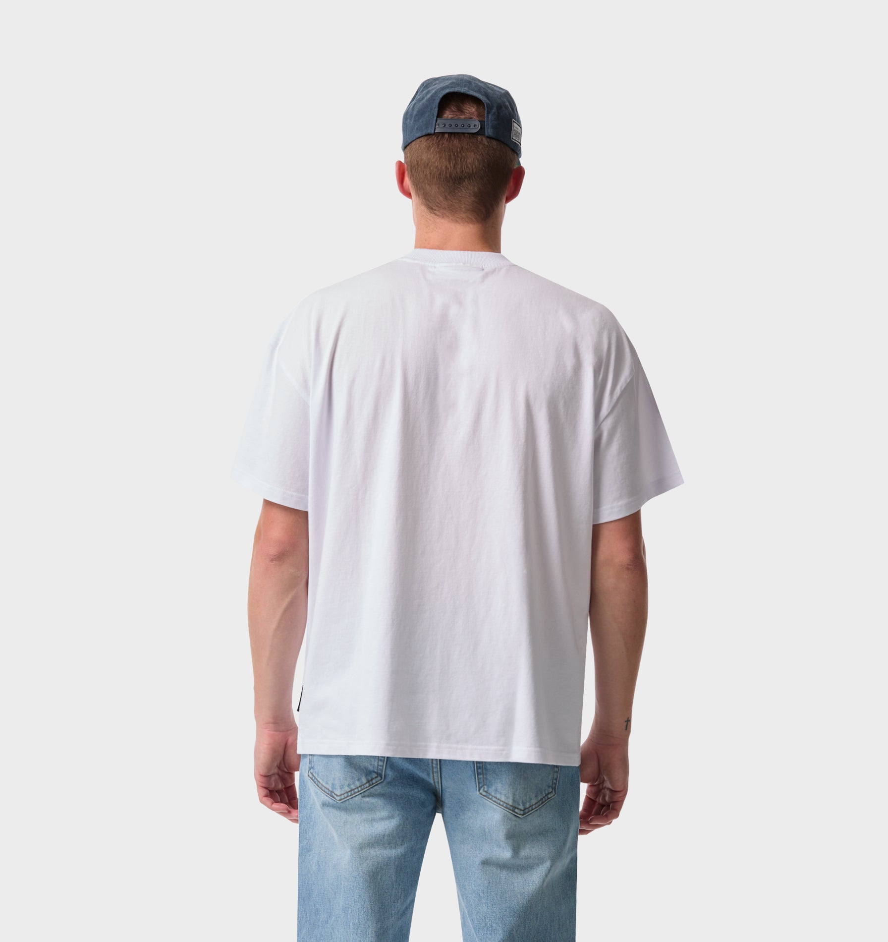 Hoop Logo Box Tee 2.0 - White