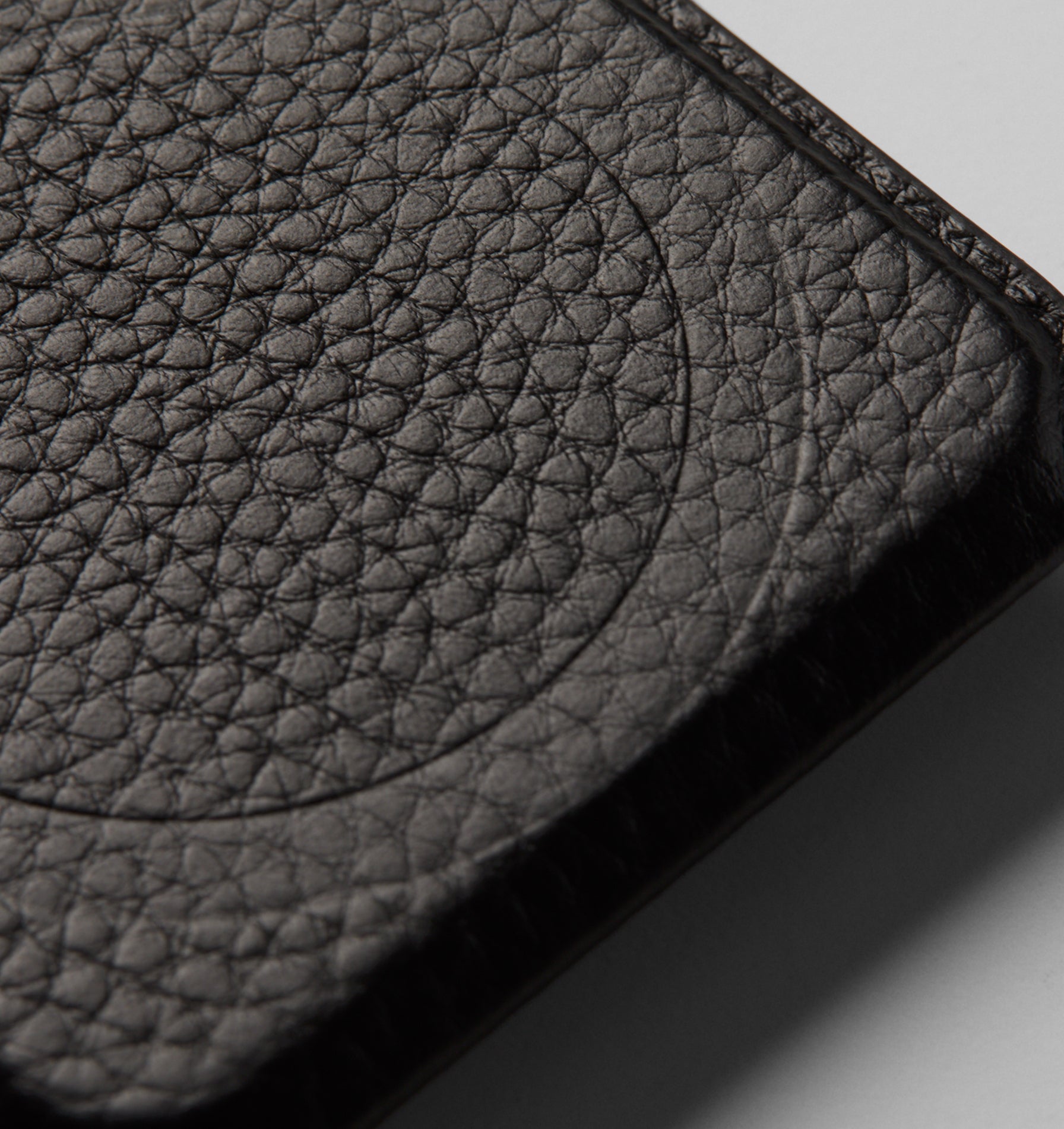 MagSafe Leather Card Holder - Black