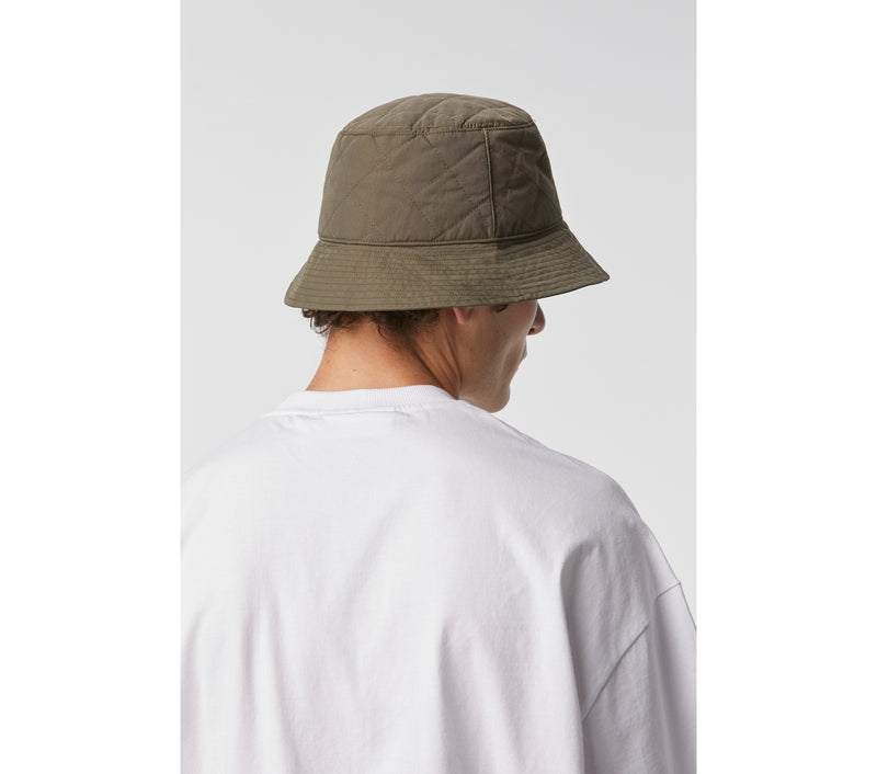 Quilted Bucket Hat - Army Green
