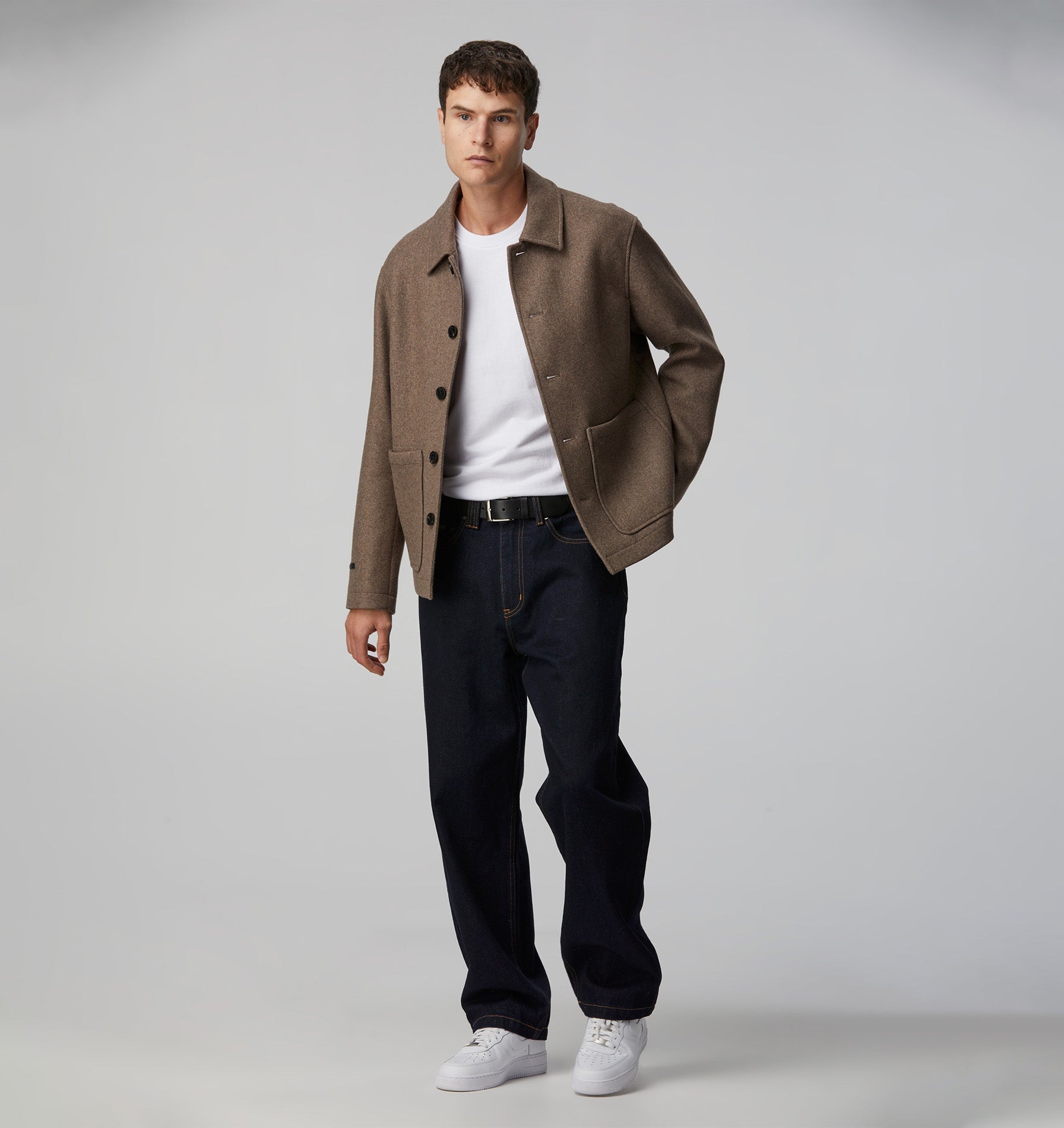 Carson Wool Jacket - Mushroom