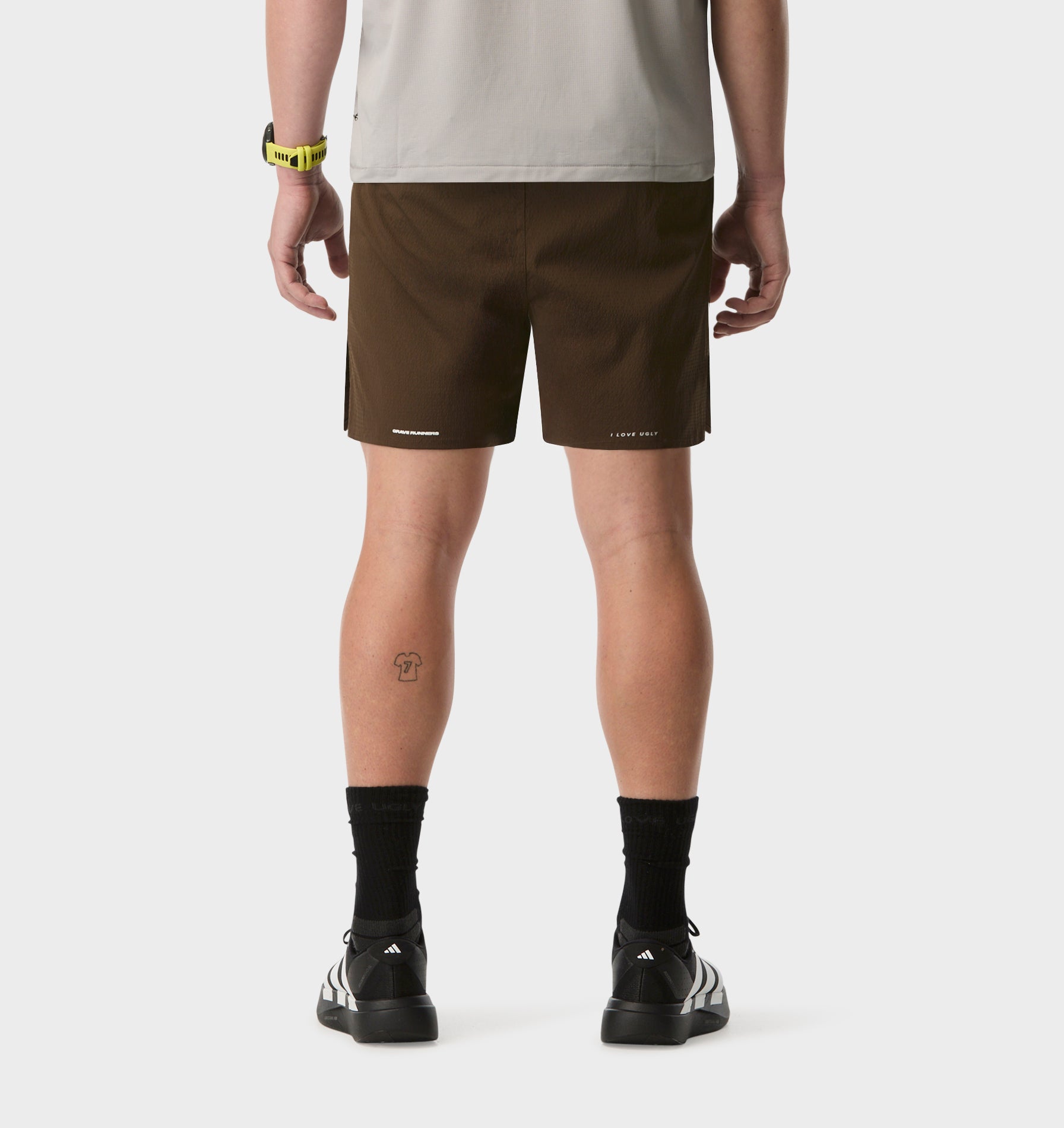 GR X ILU 5" Split Short - Brown