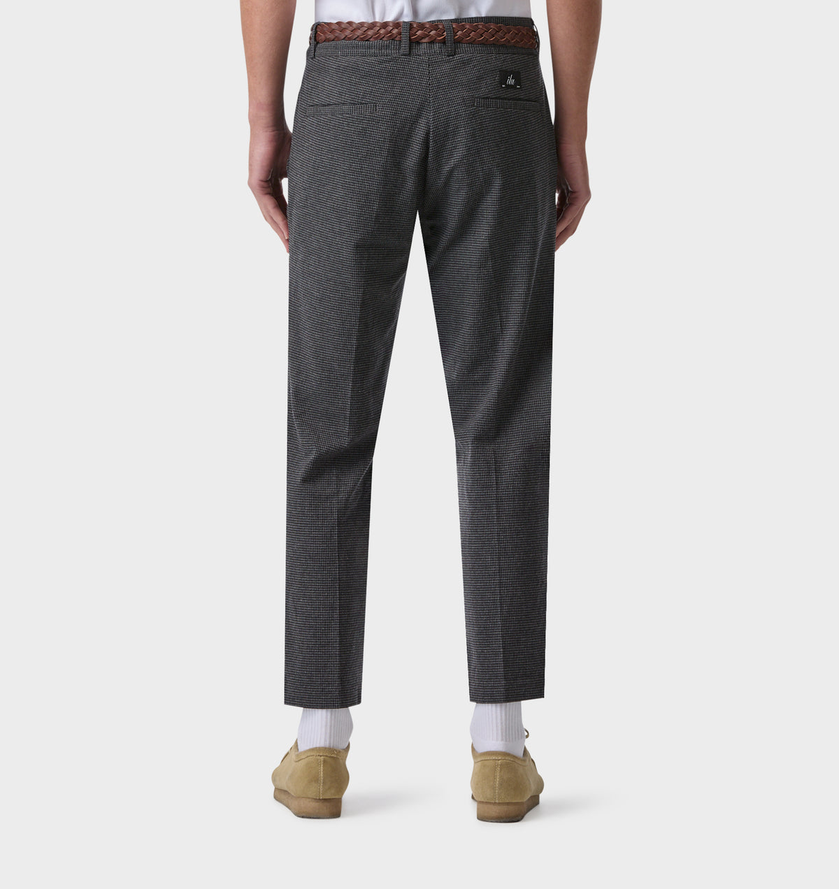 Slim Kobe Pant - Charcoal Houndstooth