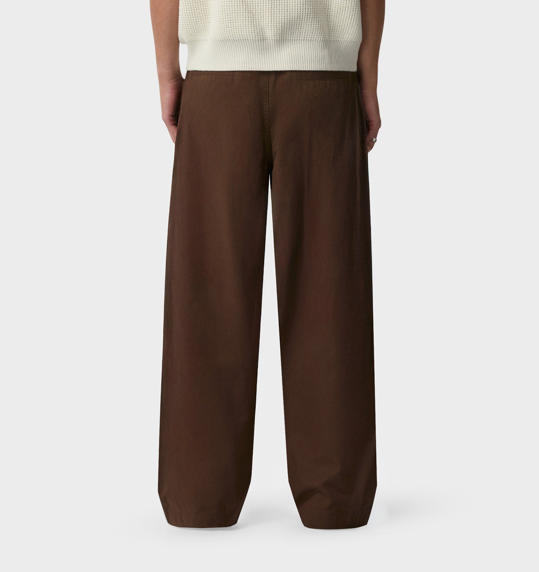 Otto Pleated Pant - Dark Brown