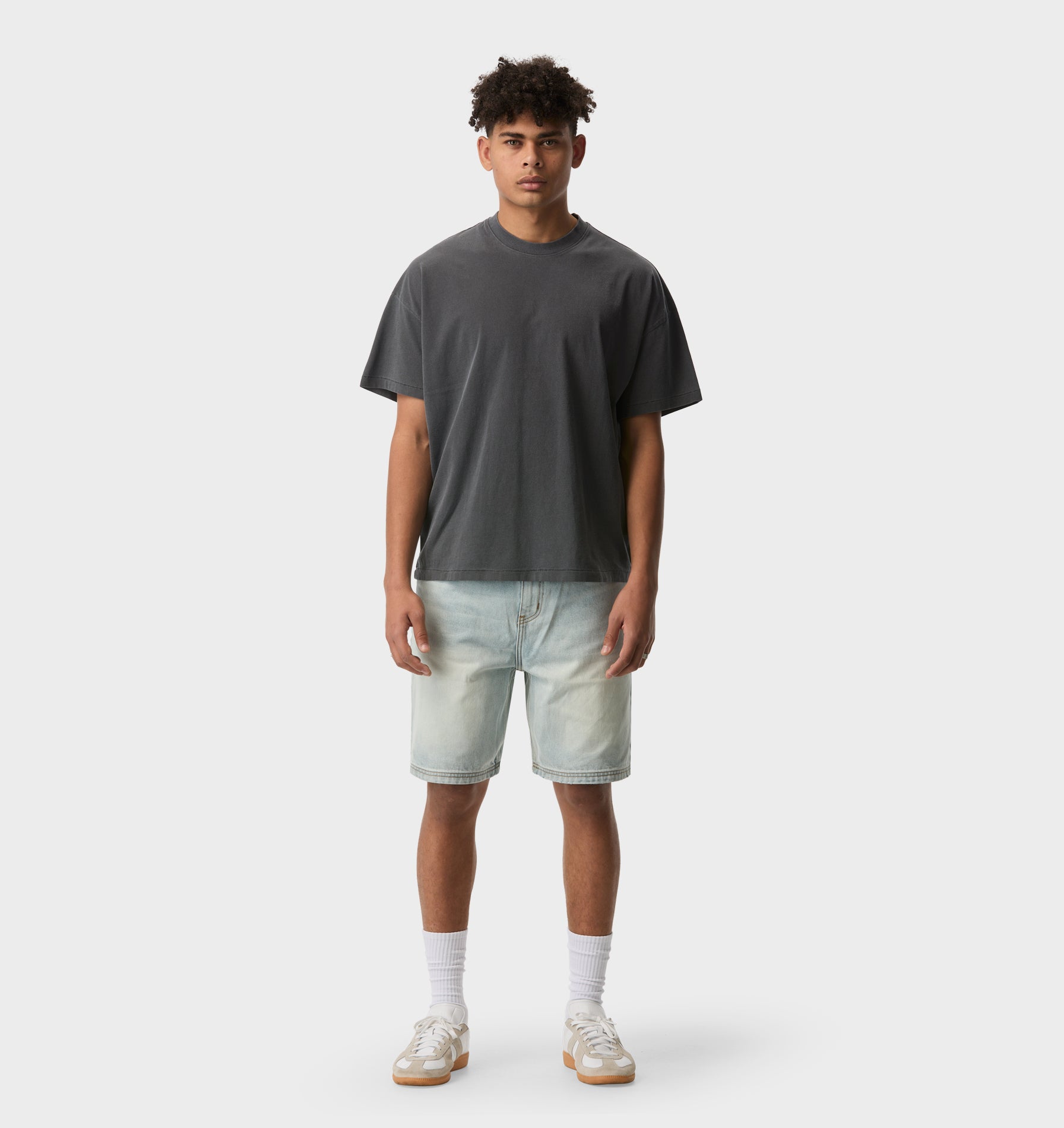 Clean Carpenter Short - Light Vintage Blue