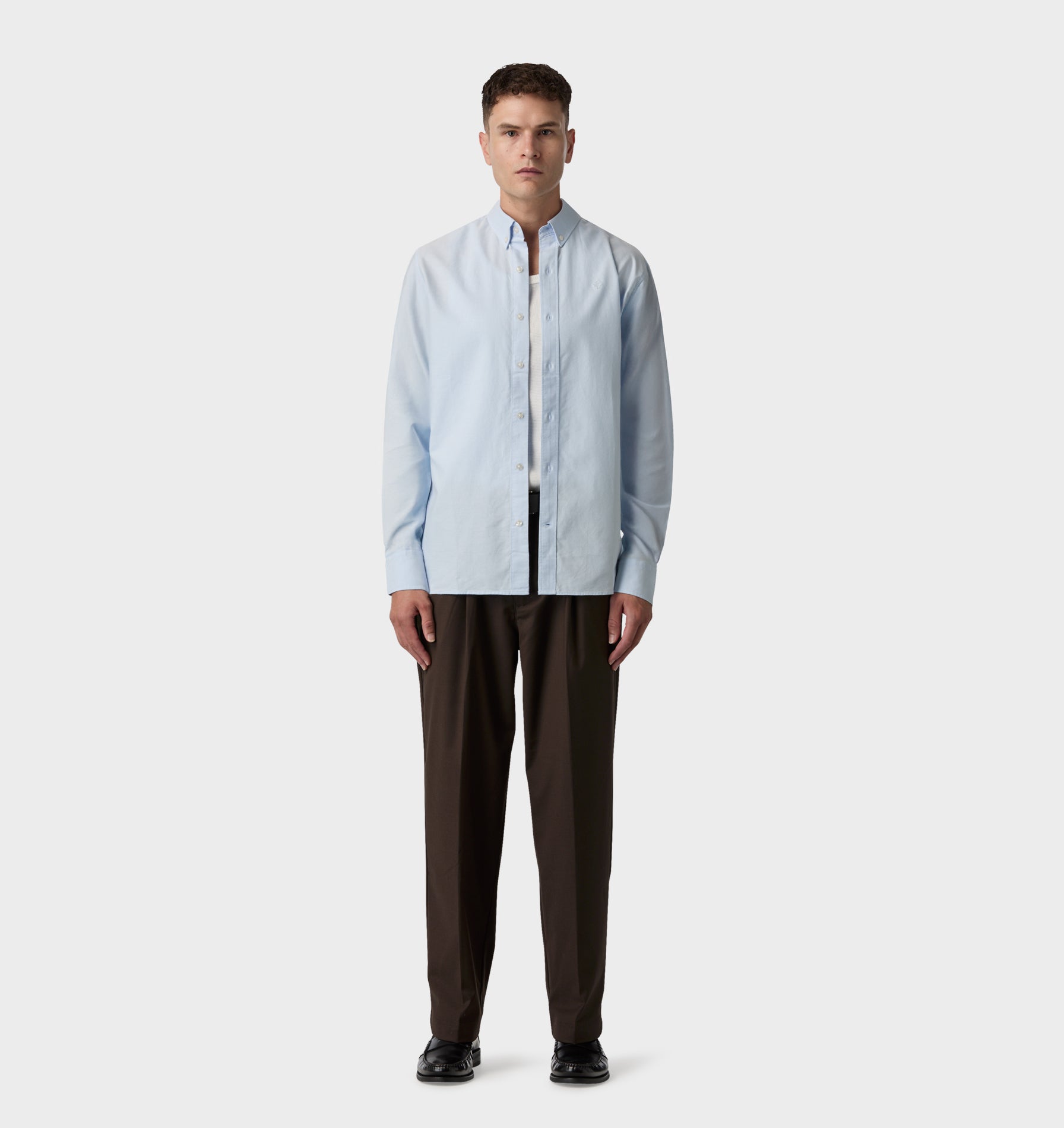 Ralph LS Shirt - Pale Blue