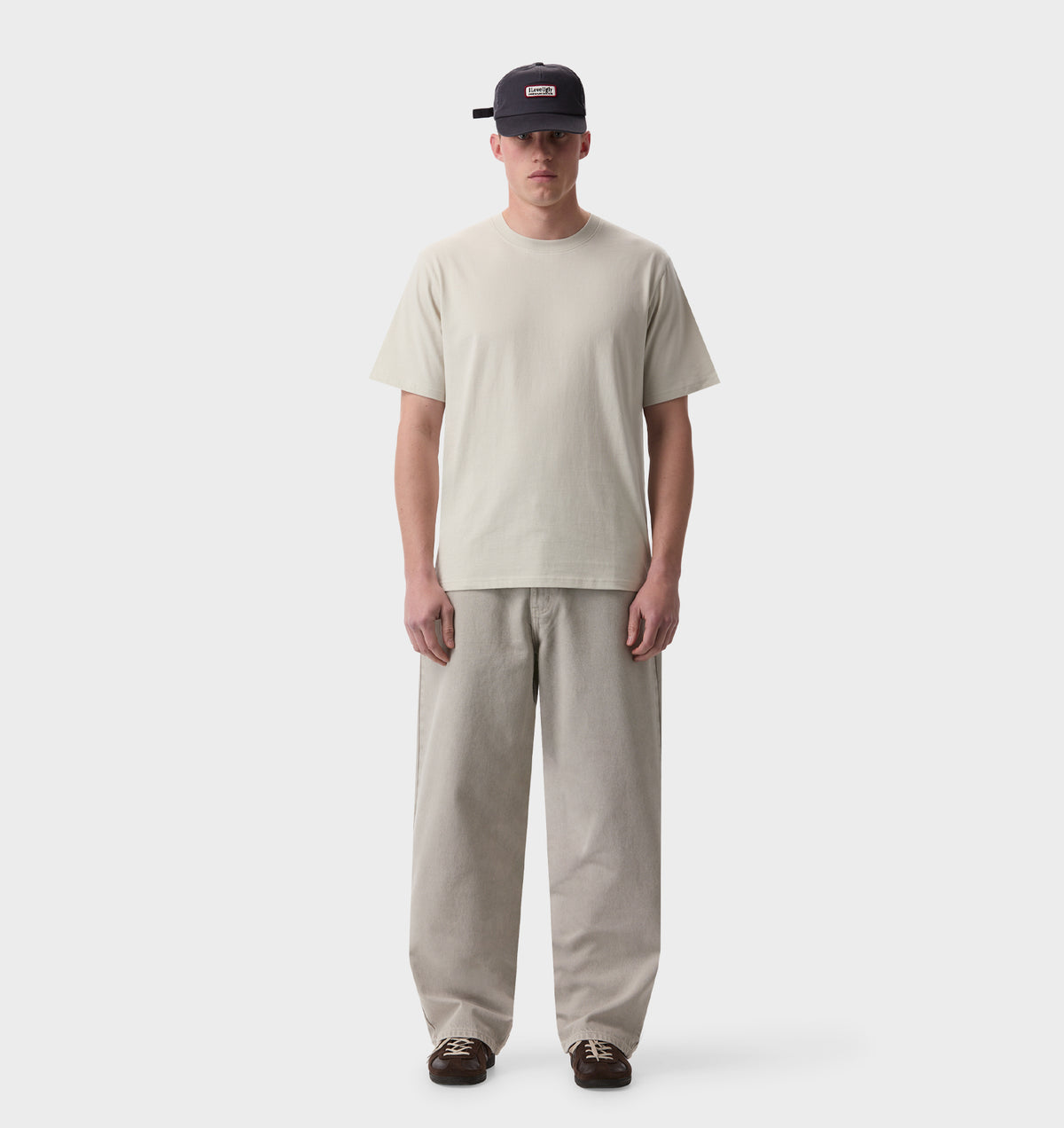 Edgar Wide Denim - Parchment