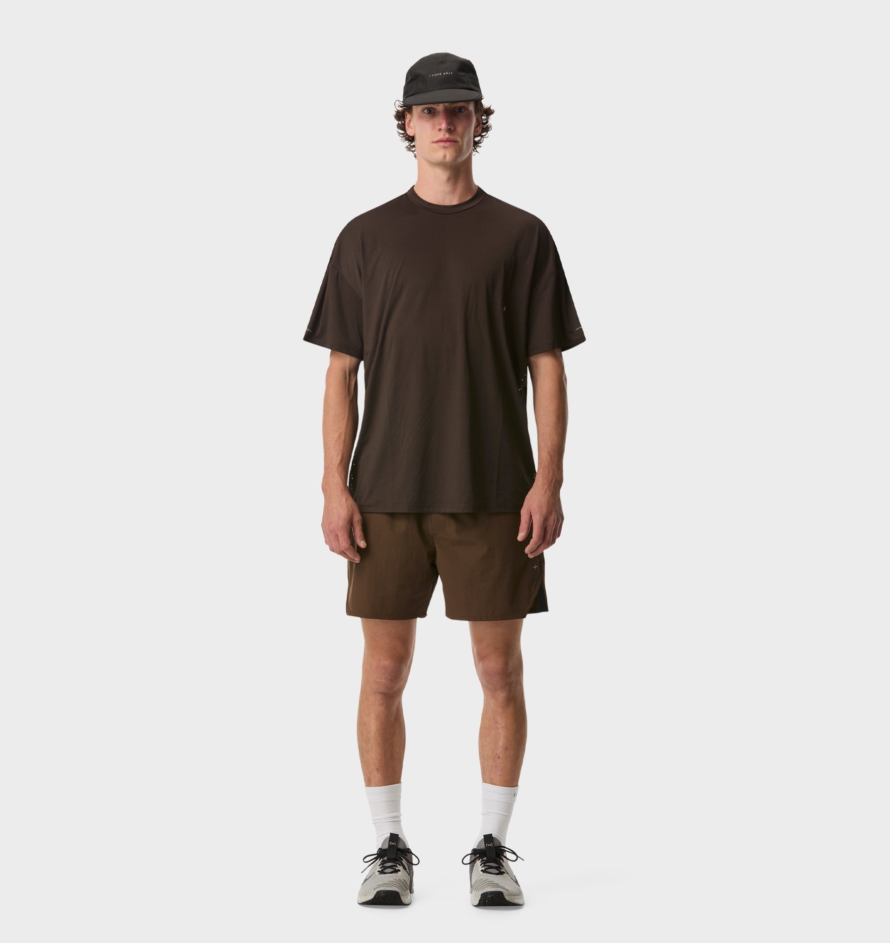 Active Box Tee - Coffee Bean