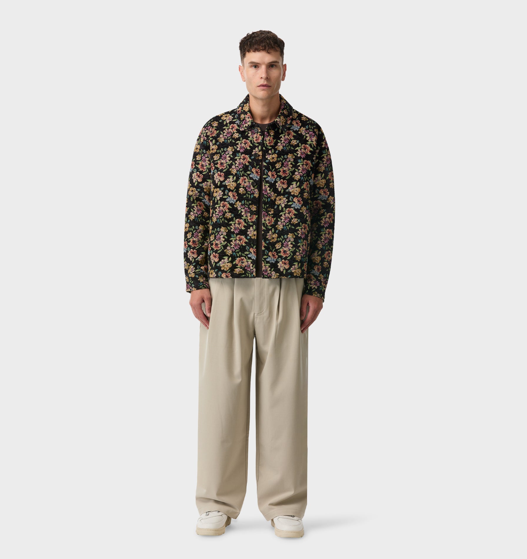 Floral Overshirt - Dark Floral