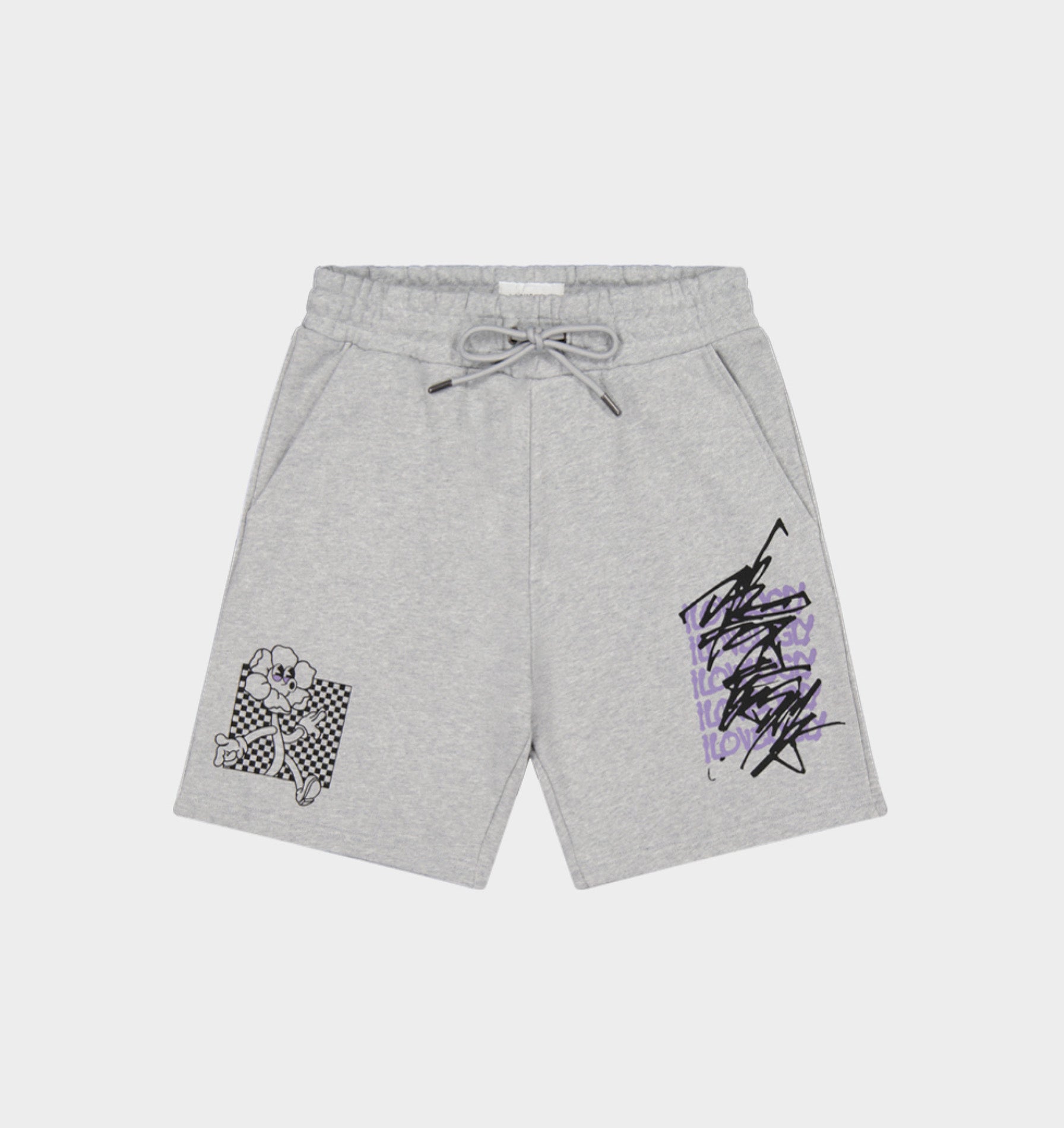 Random Ideas Trackie Short - Vintage Grey