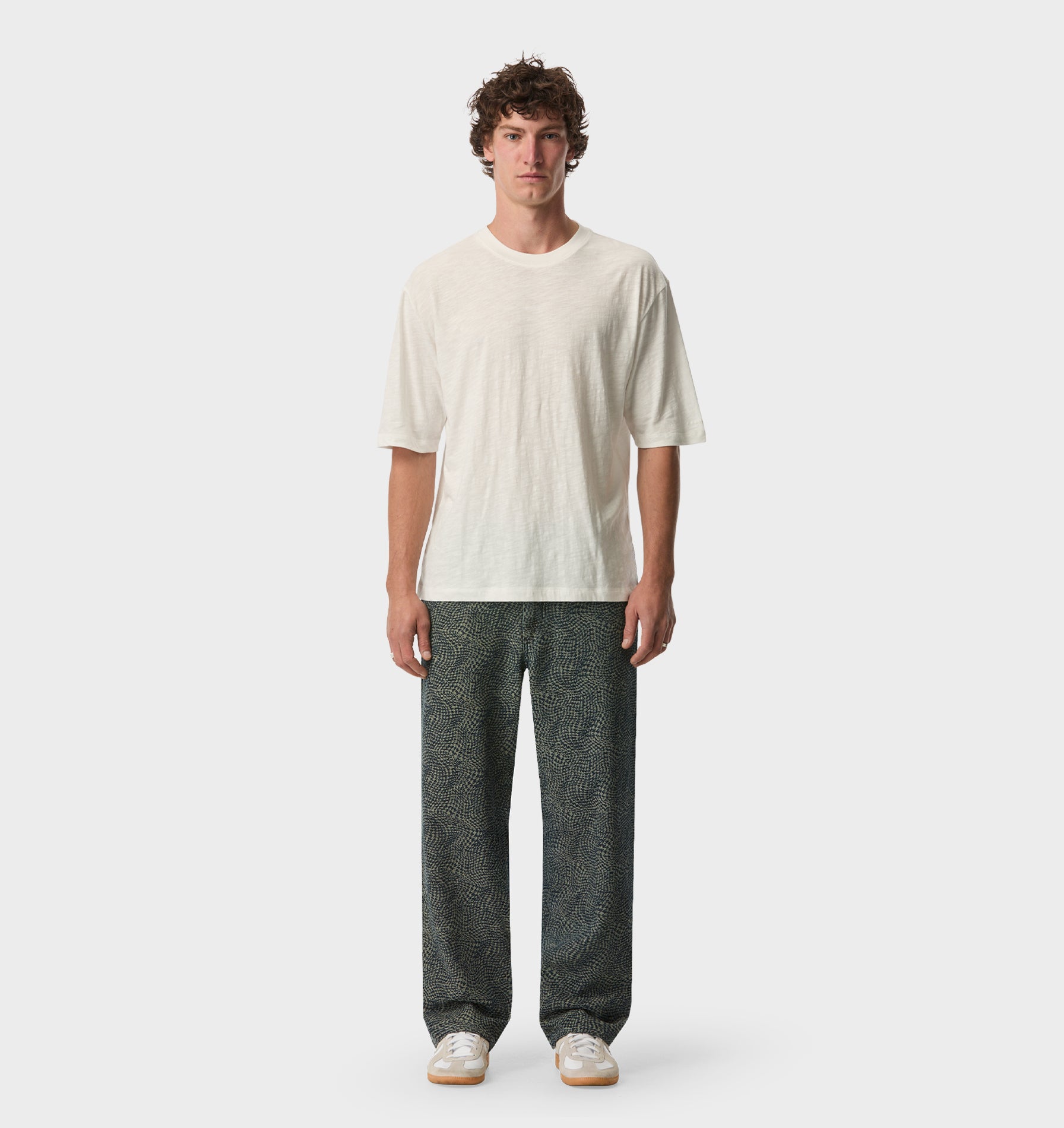 Textured Edgar Denim - Aged Indigo