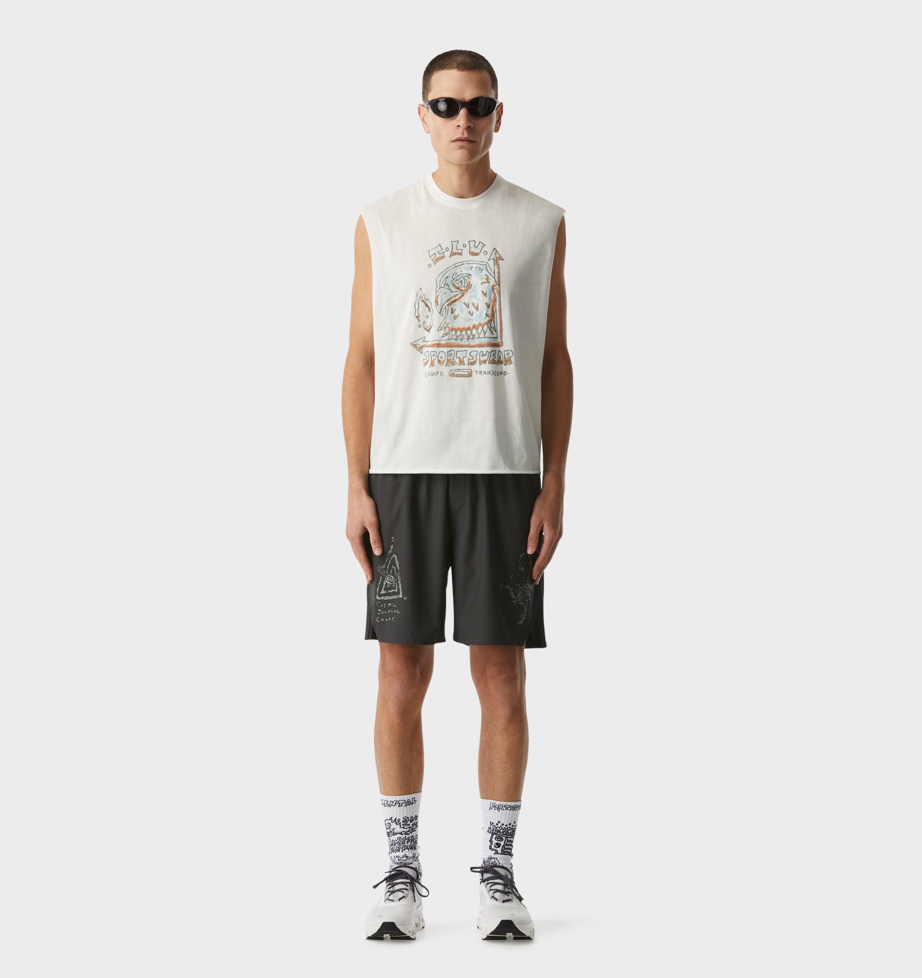 Rebelyuth Active Lewi Tank - Vintage White
