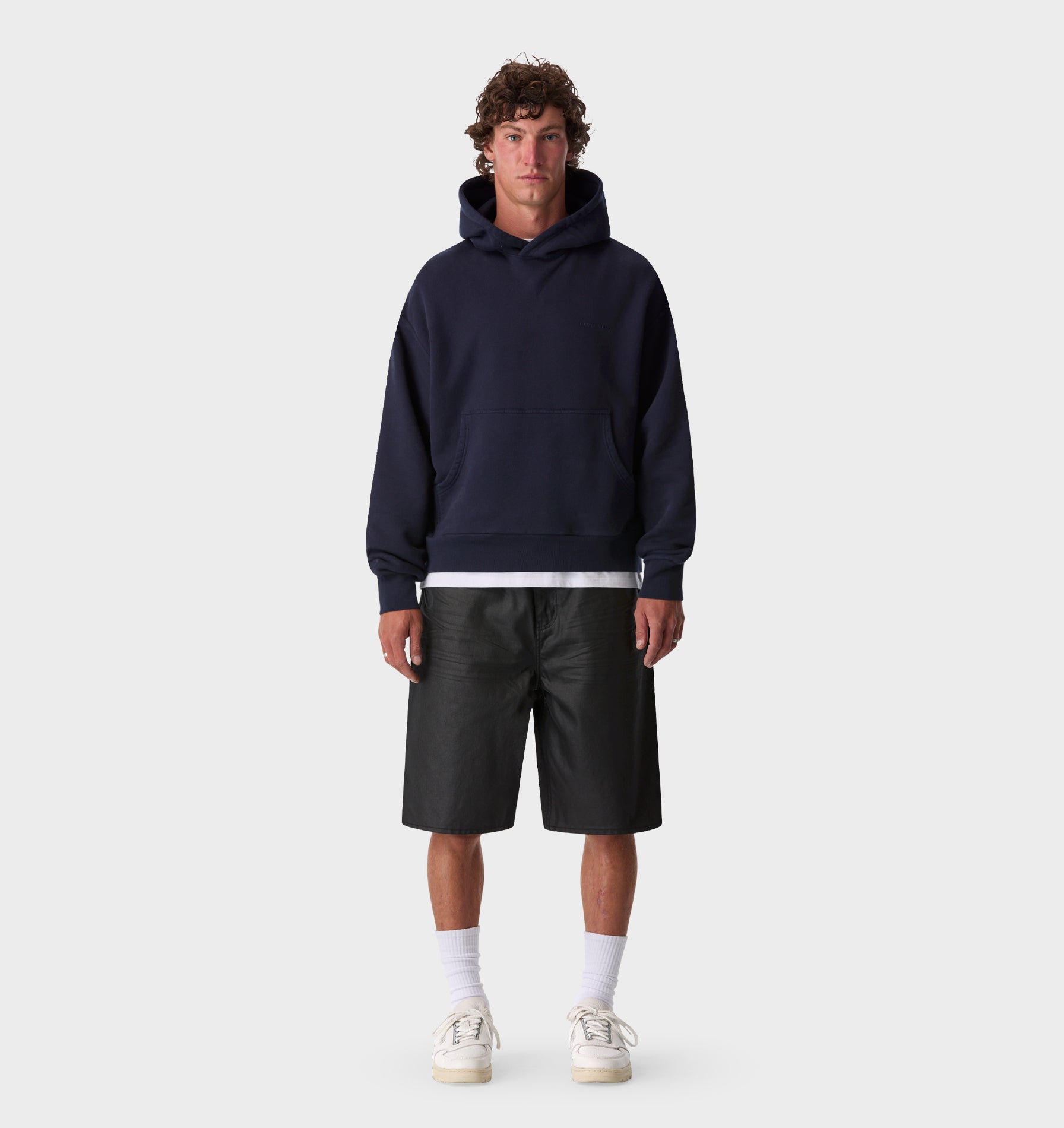 Wyatt Denim Short - Coated Black