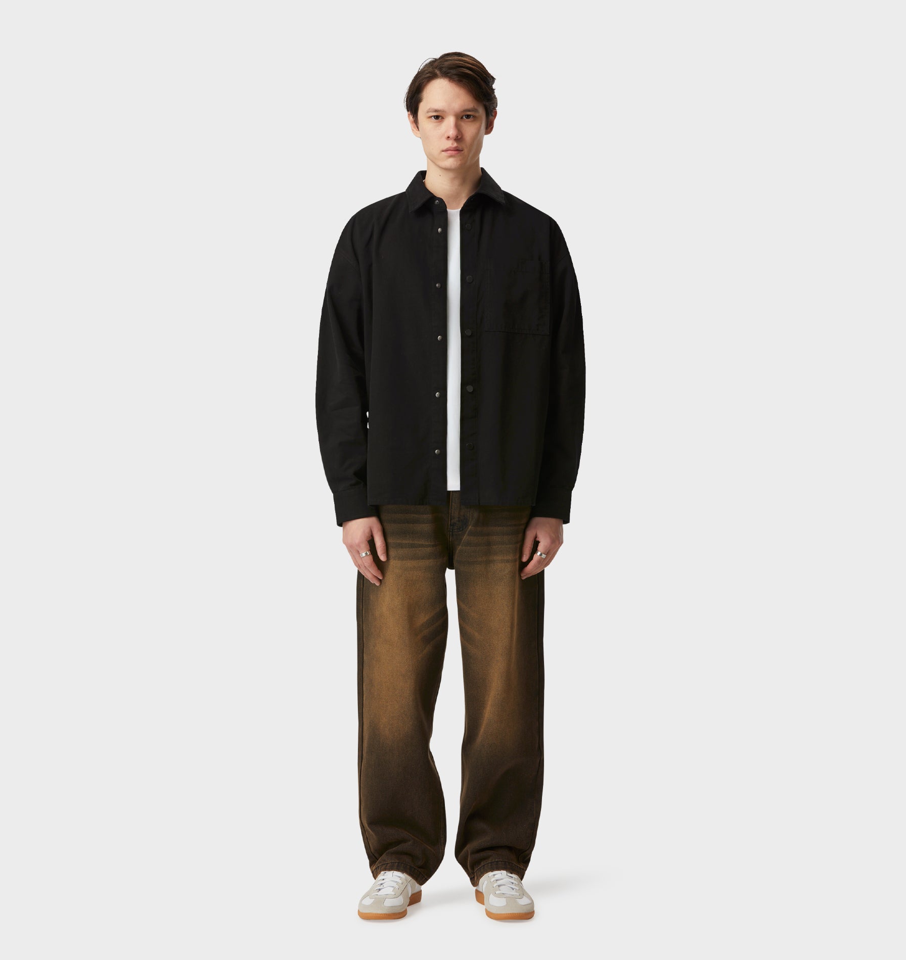 Canvas Overshirt - Vintage Black