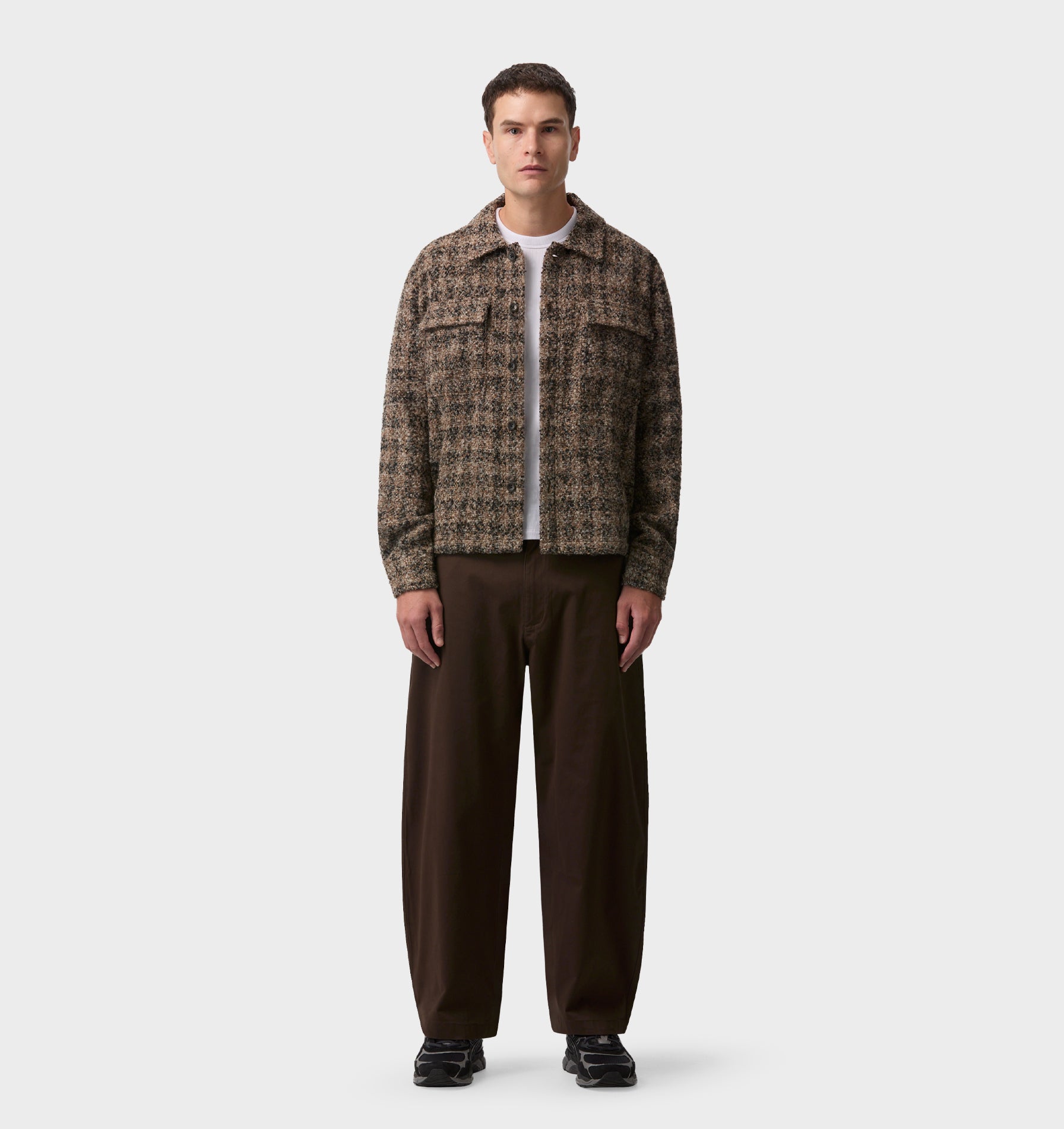 Barrel Leg Pant - Espresso