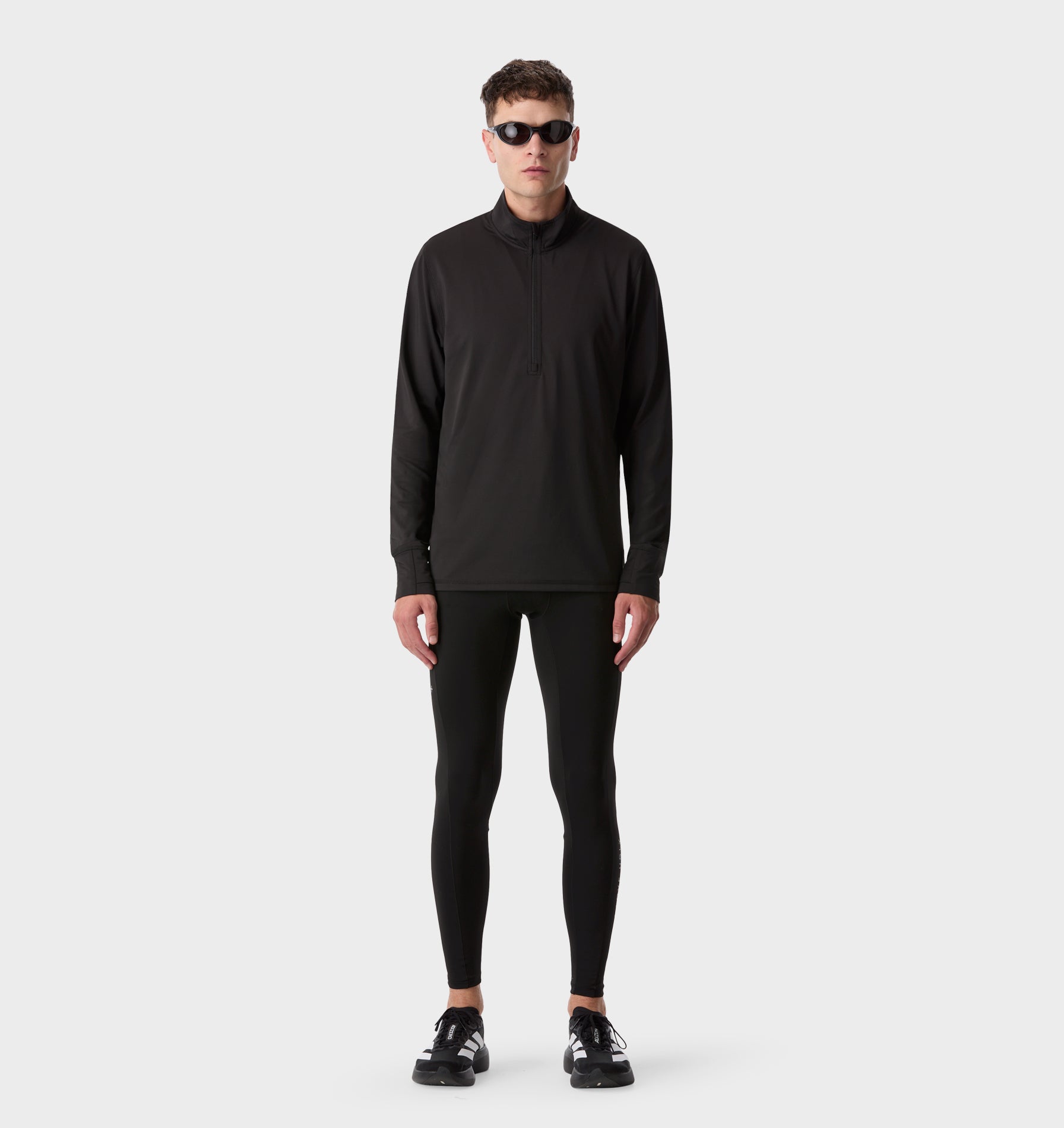 Active Zip Pullover - Black