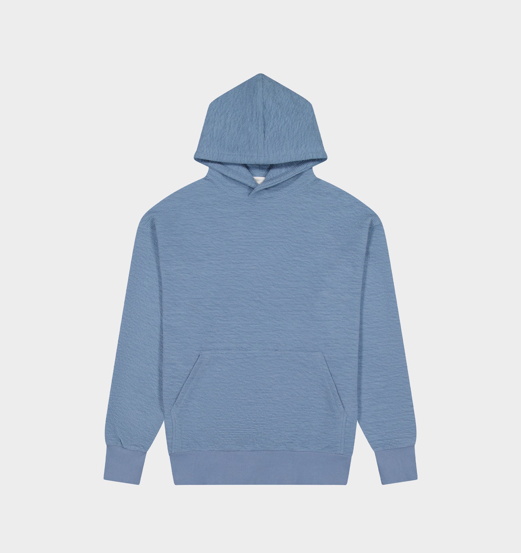 Ridged Box Hood - Steel Blue