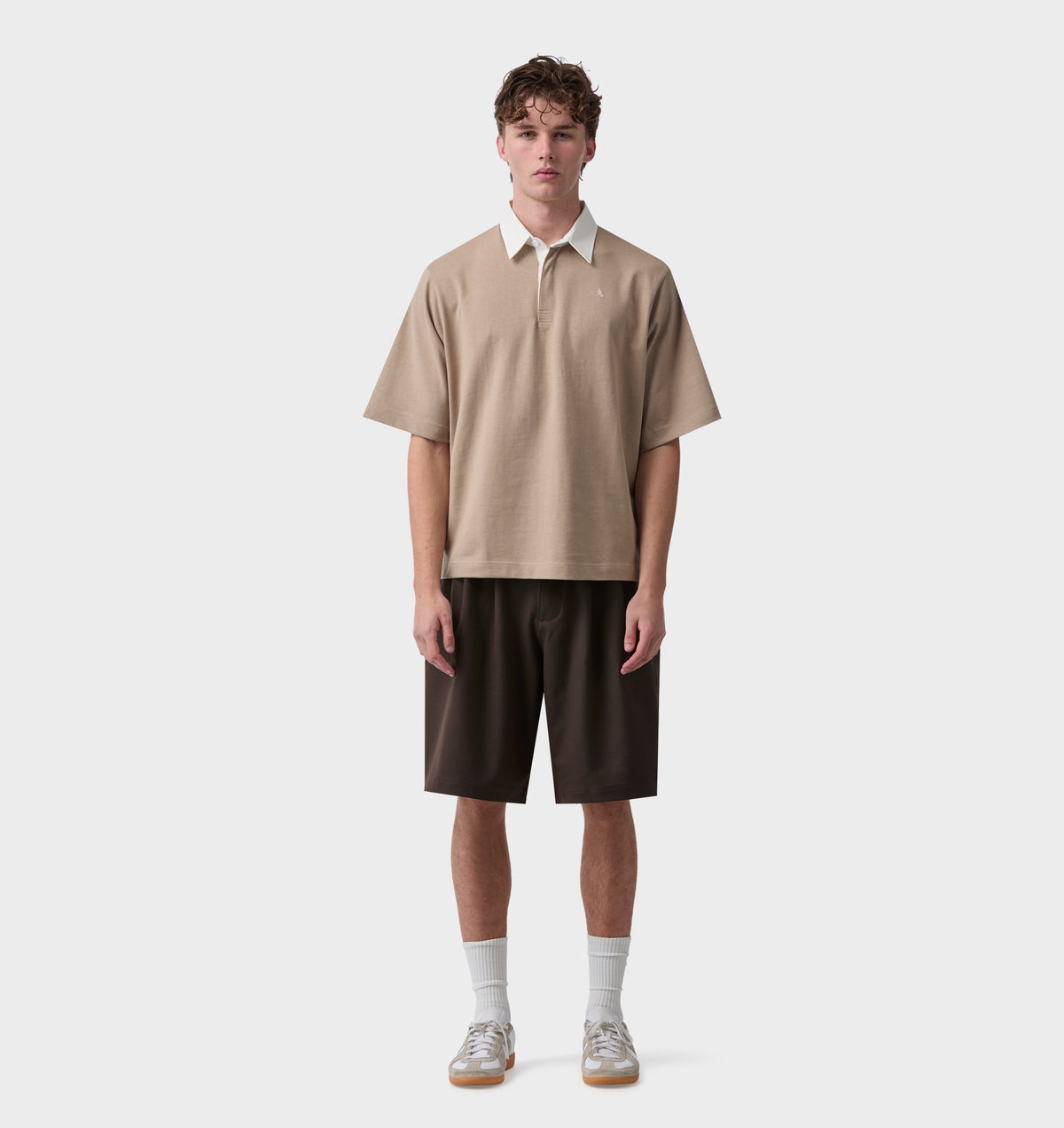 Ardie SS Polo - Taupe