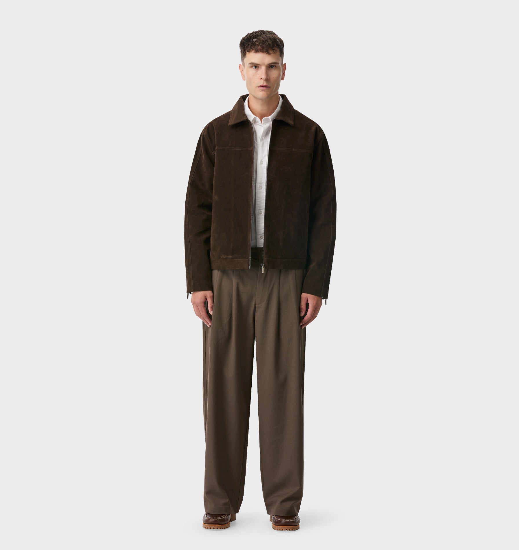 Mason Suede Jacket - Espresso